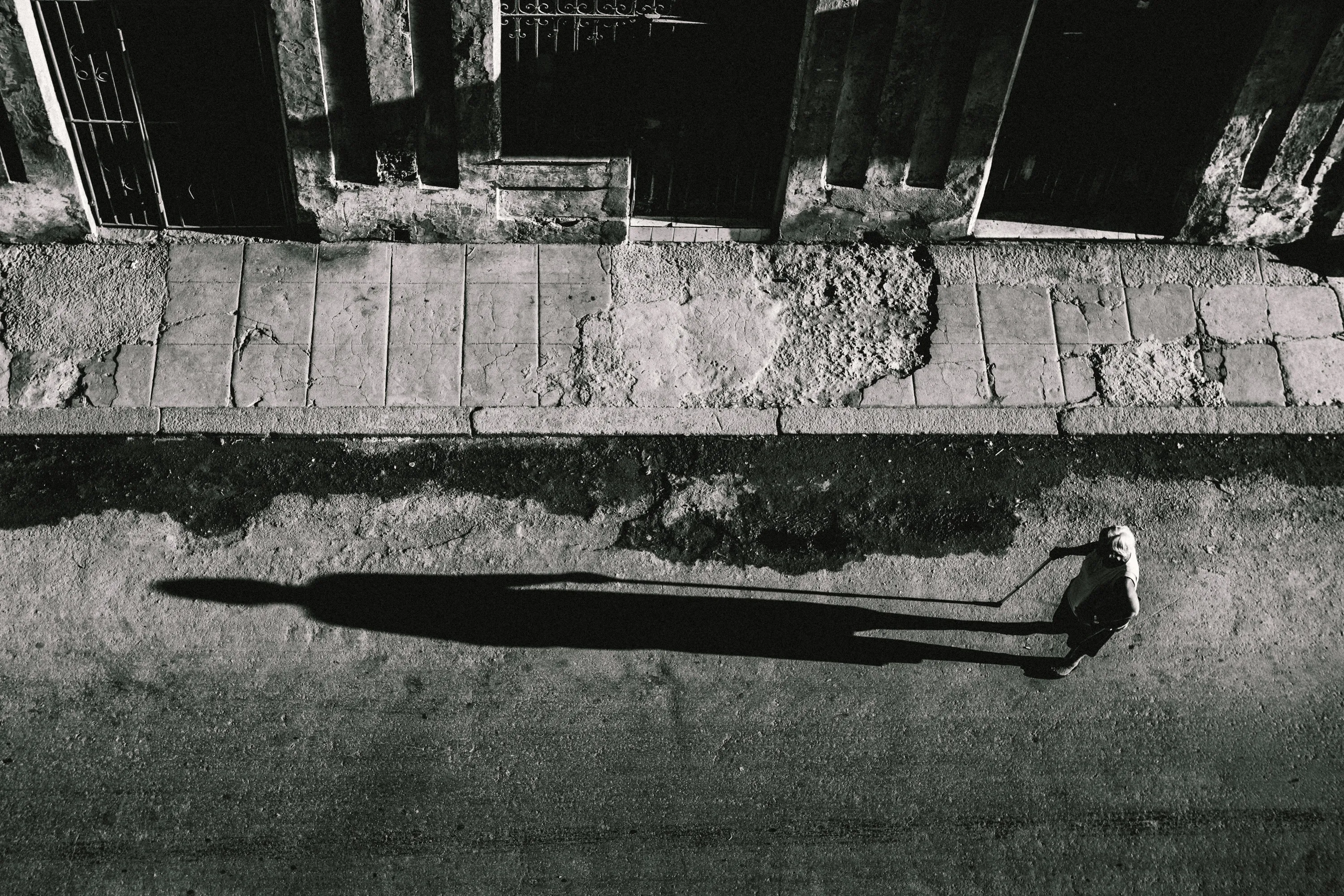 Shadows in Black and White Photos