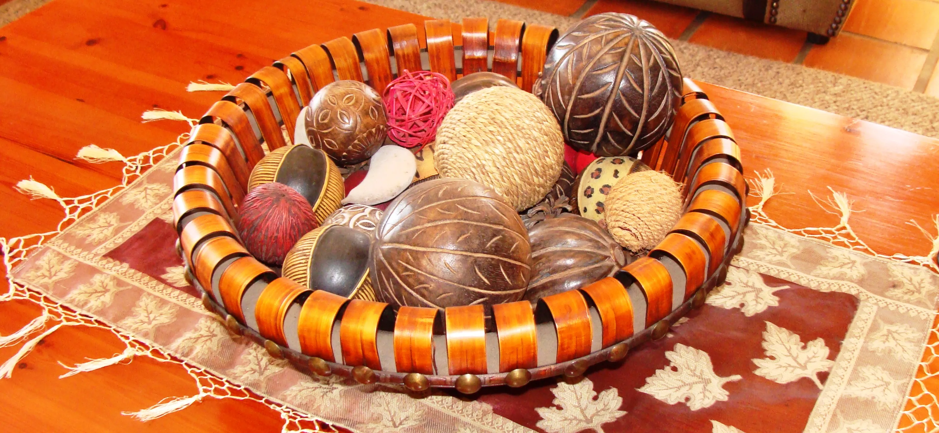 Table decorations: setting the mood