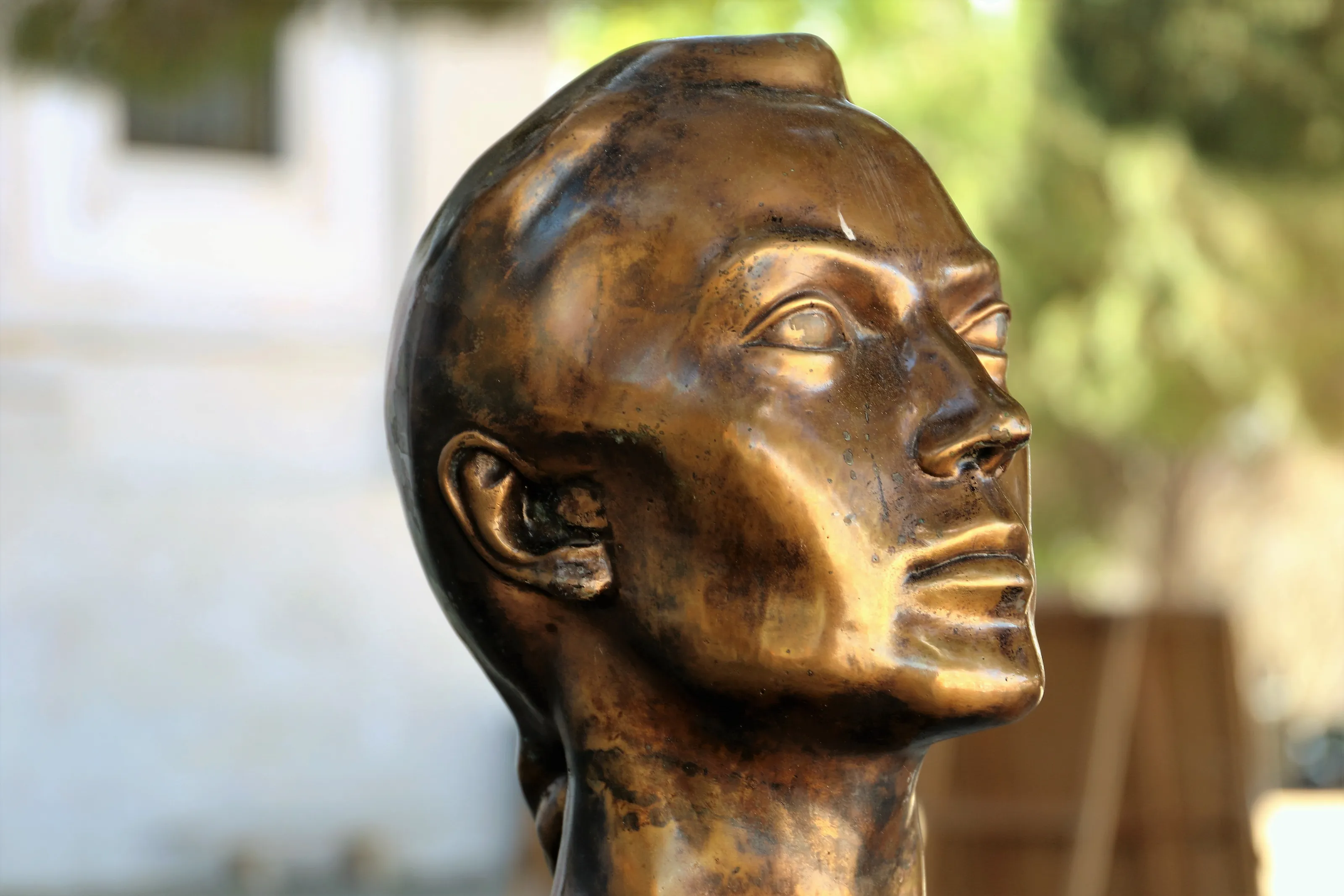 Bronze statues