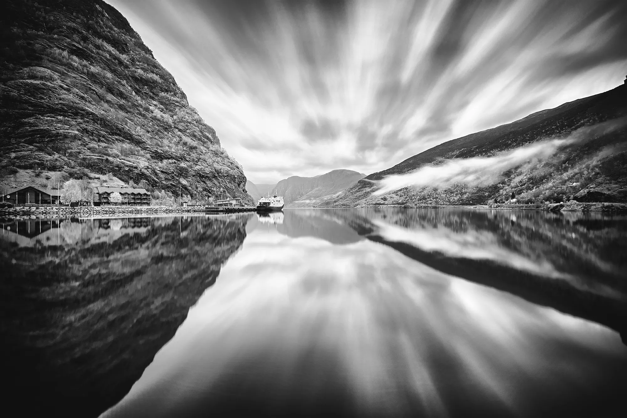 Long Exposure in Black and White