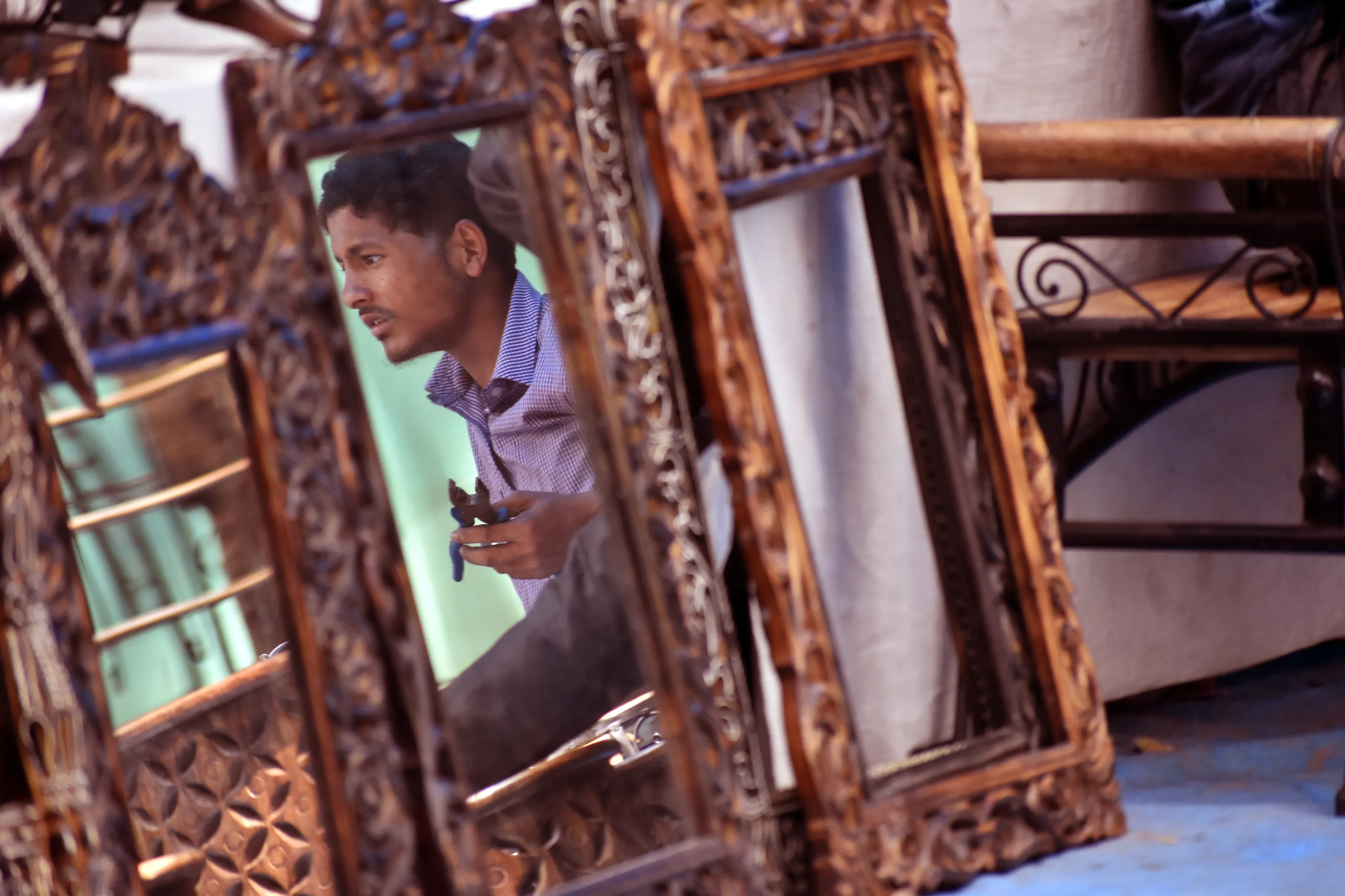 Mirror Reflections of People
