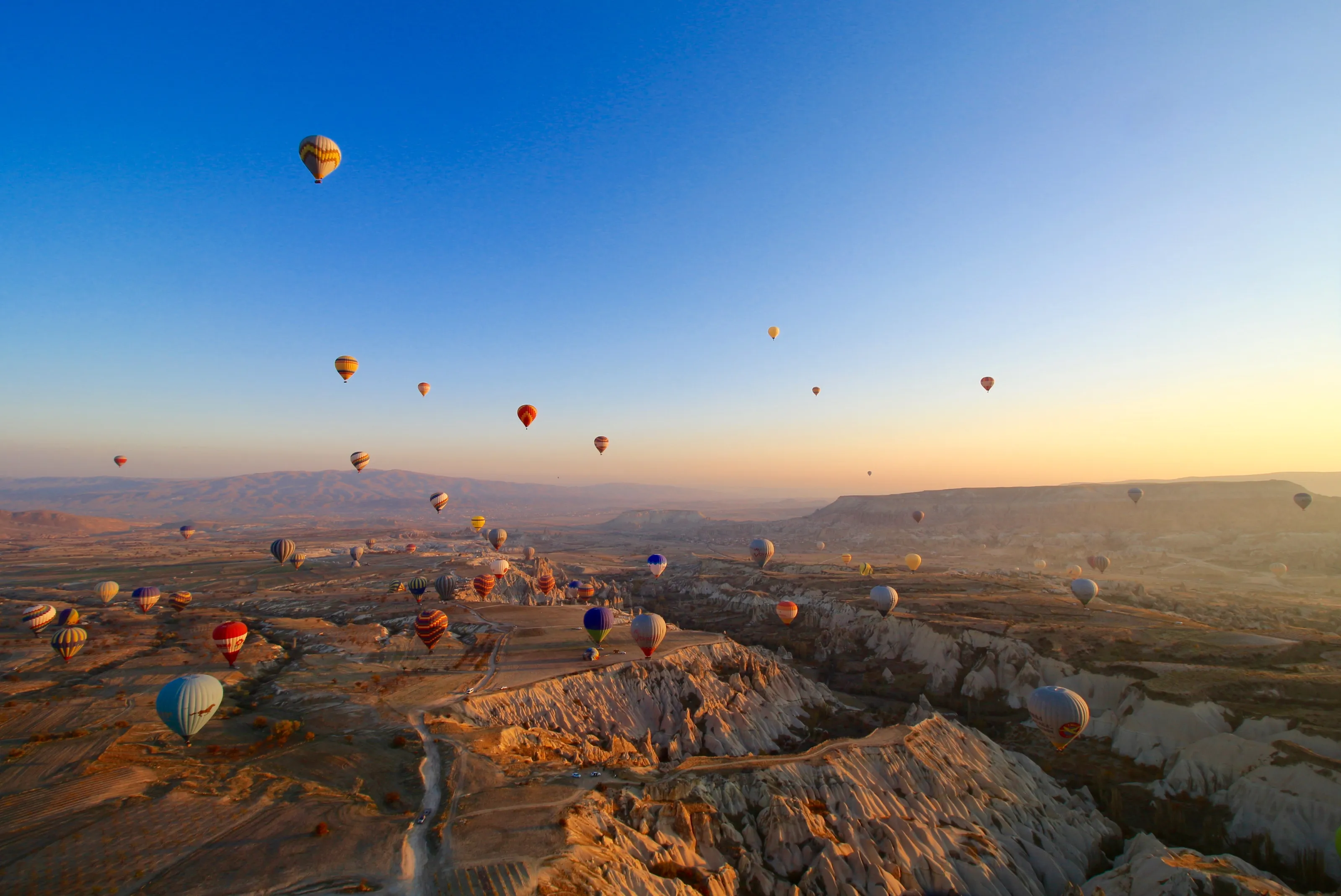 Up, up and away! Aerial shots