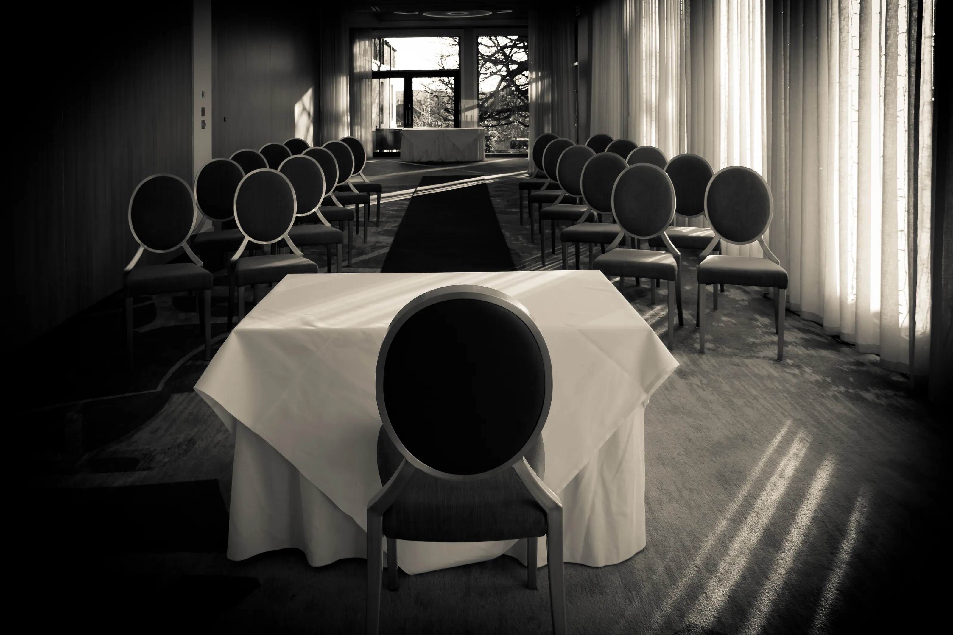 A Room Before the Event (no people)