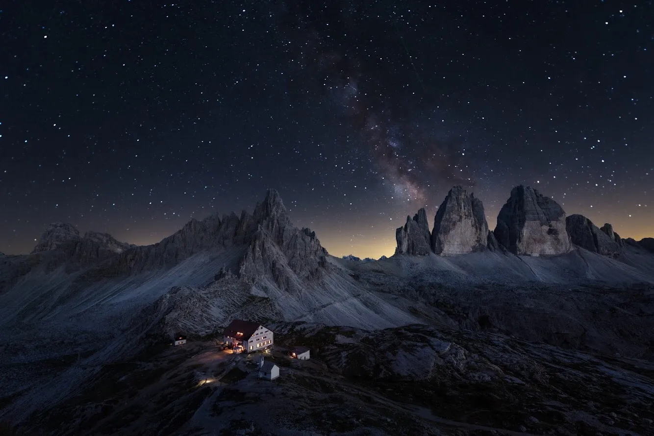 Outdoors at Night