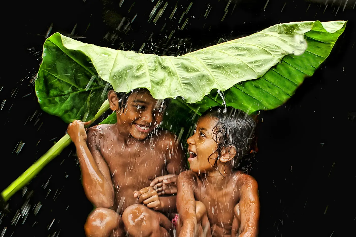 People in the Rain