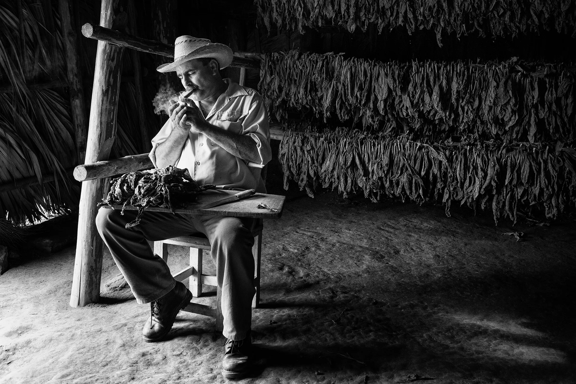 Black and white portraits
