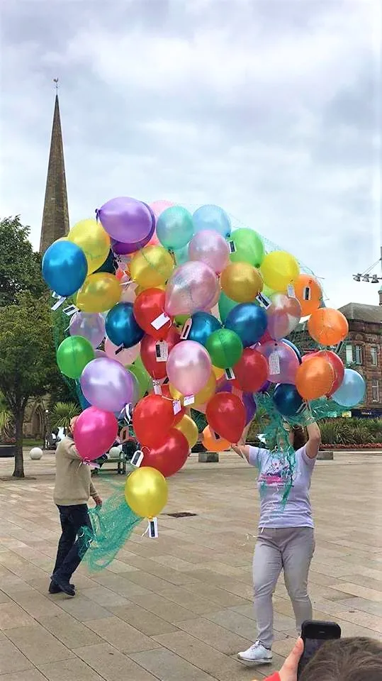 Multi-coloured