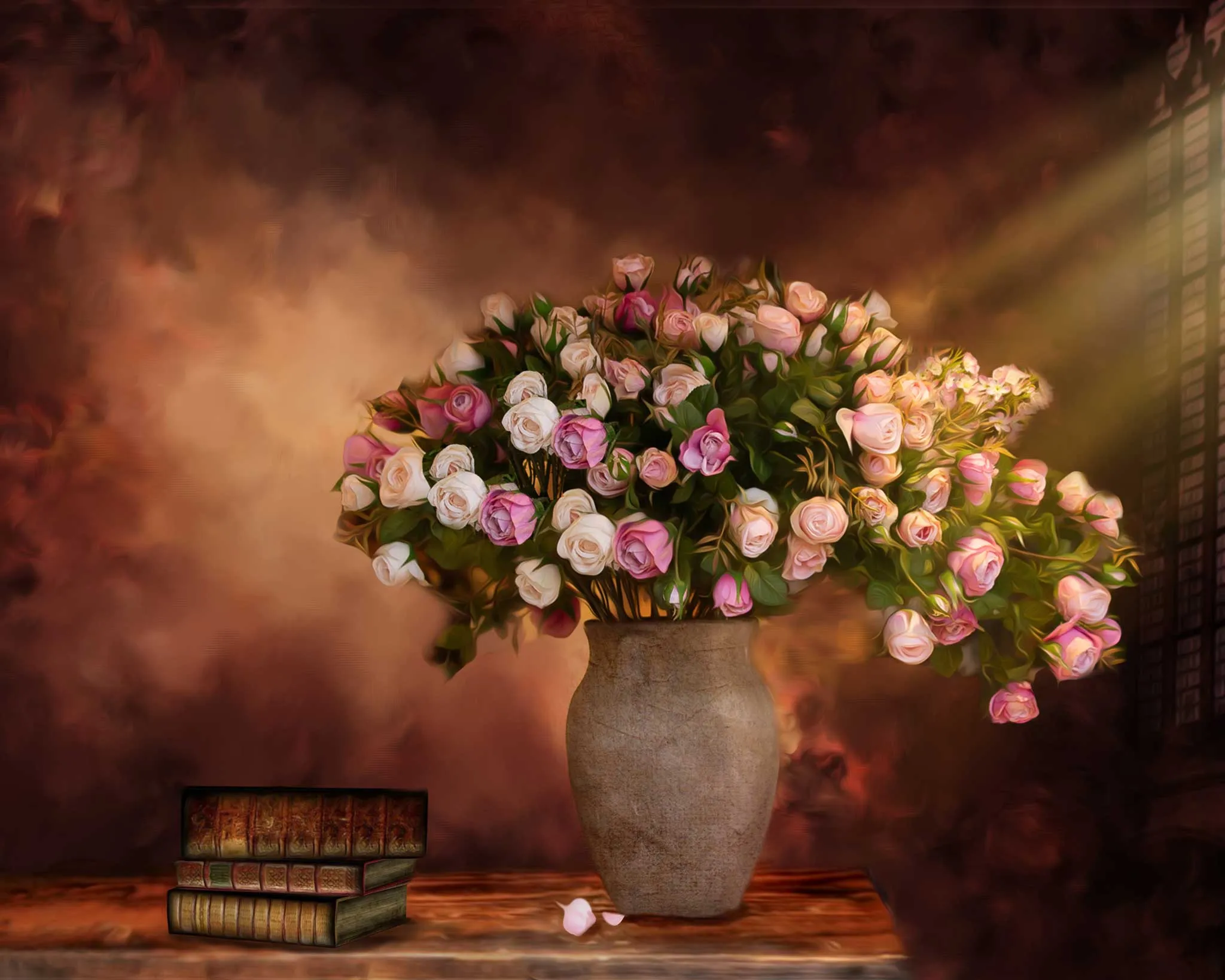 Flowers in a Container