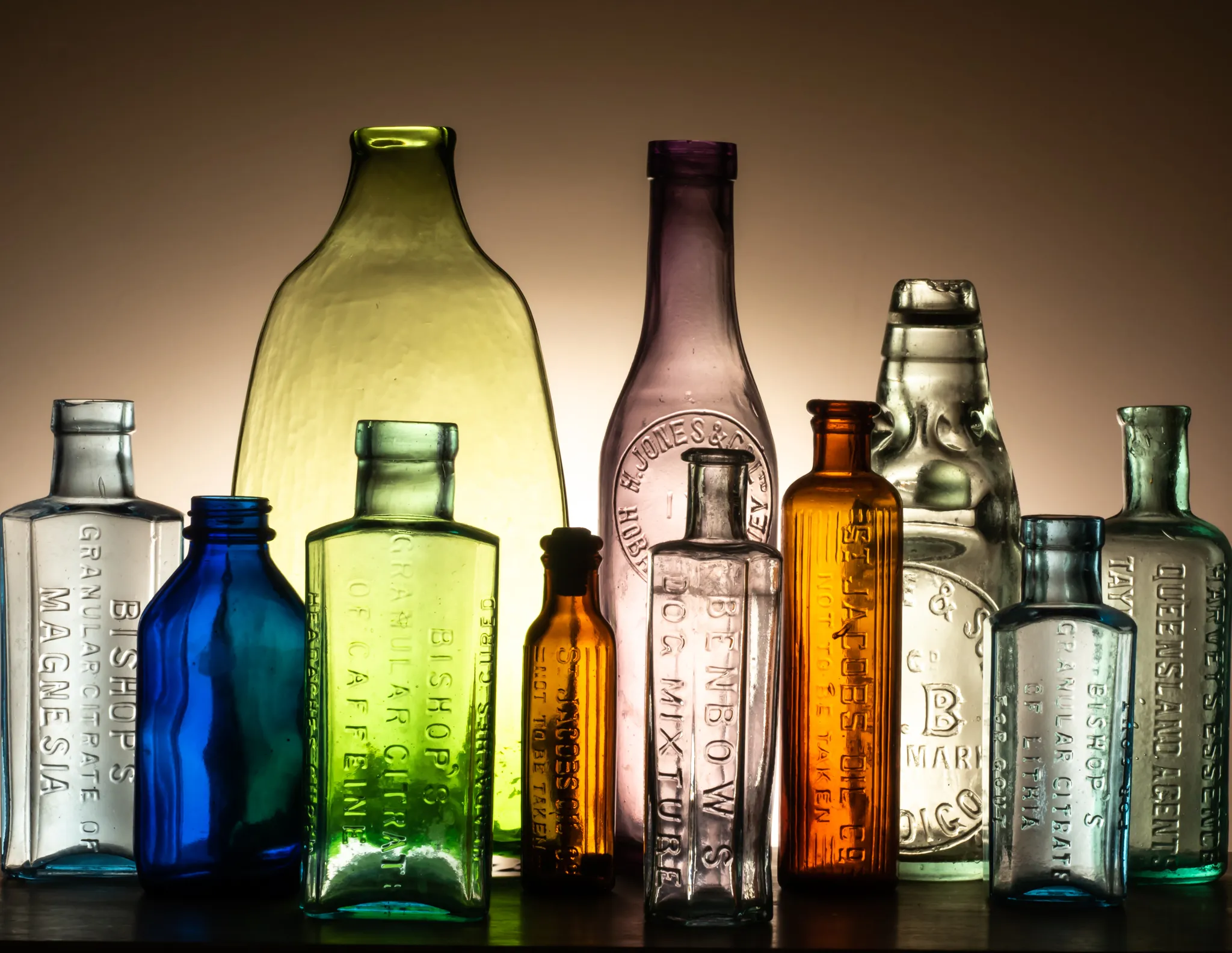 Glassware in Colour