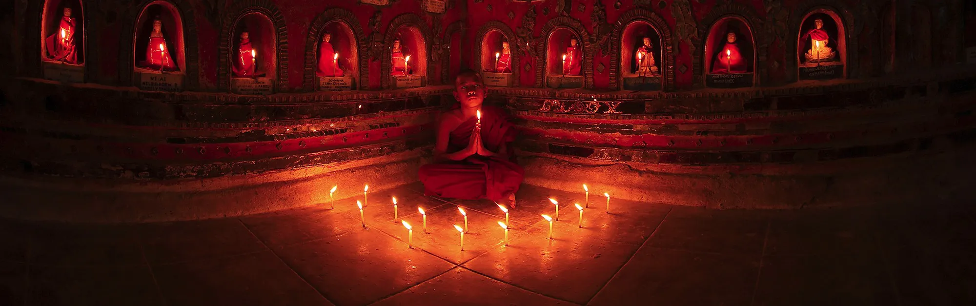 By candlelight