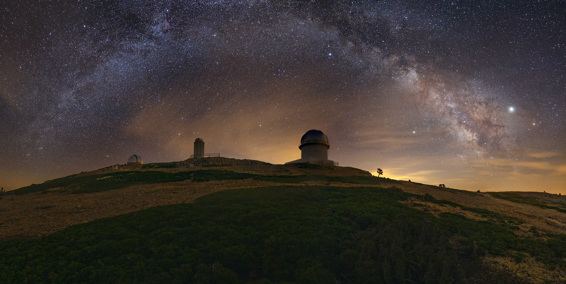 The night sky