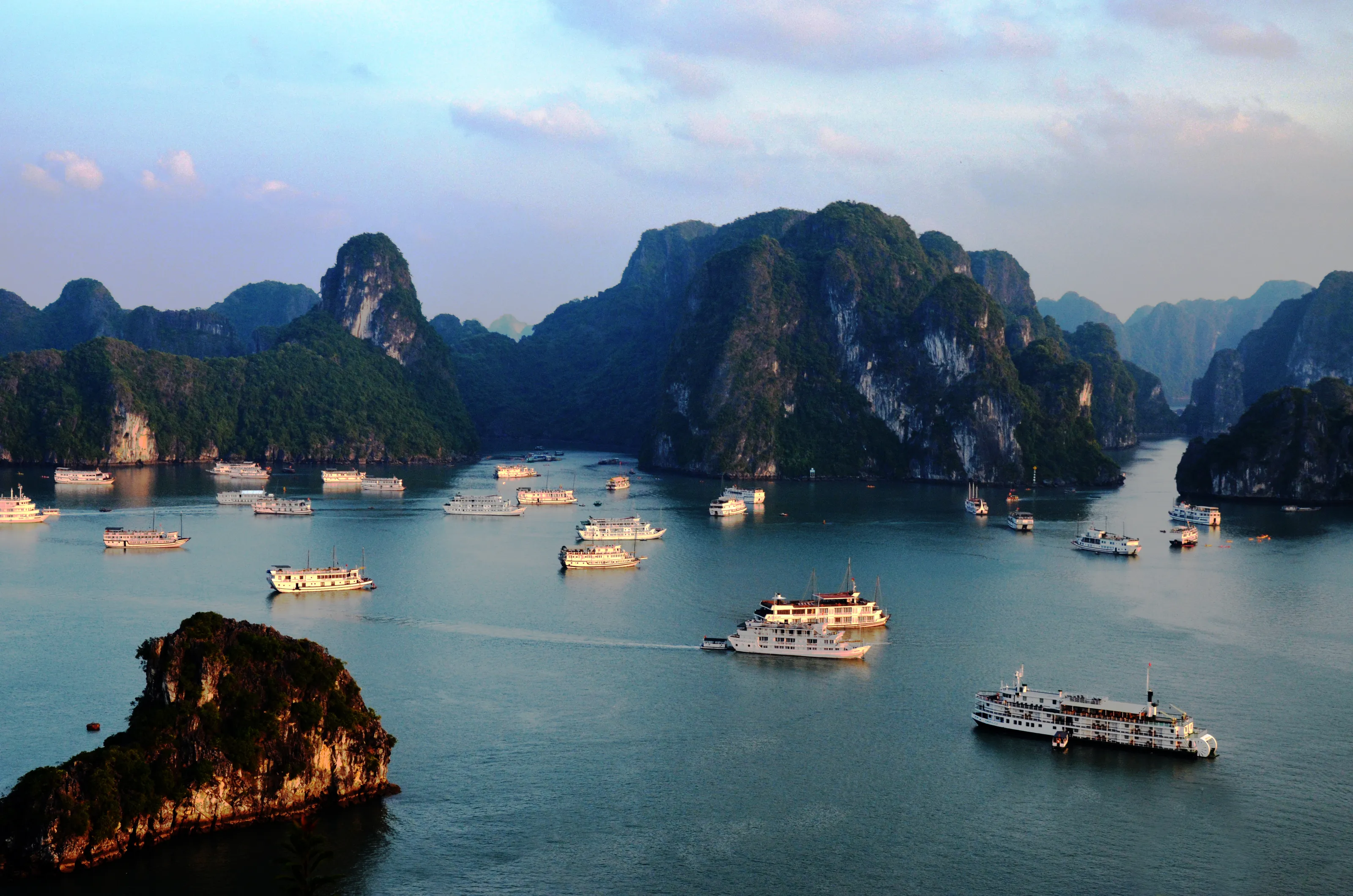 Landscapes of Vietnam, Cambodia or Laos