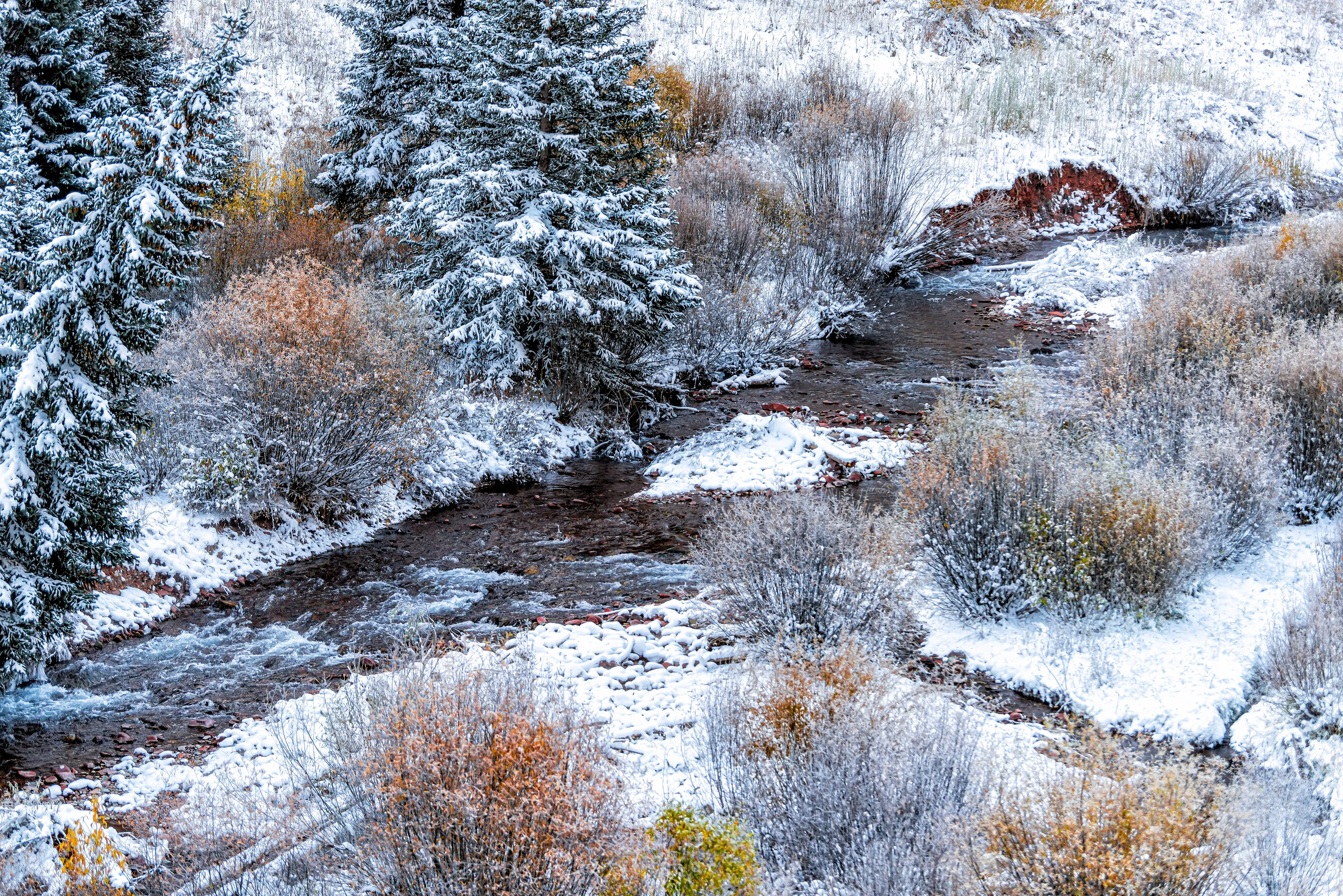 Streams and Creeks in Winter (Colour Only)