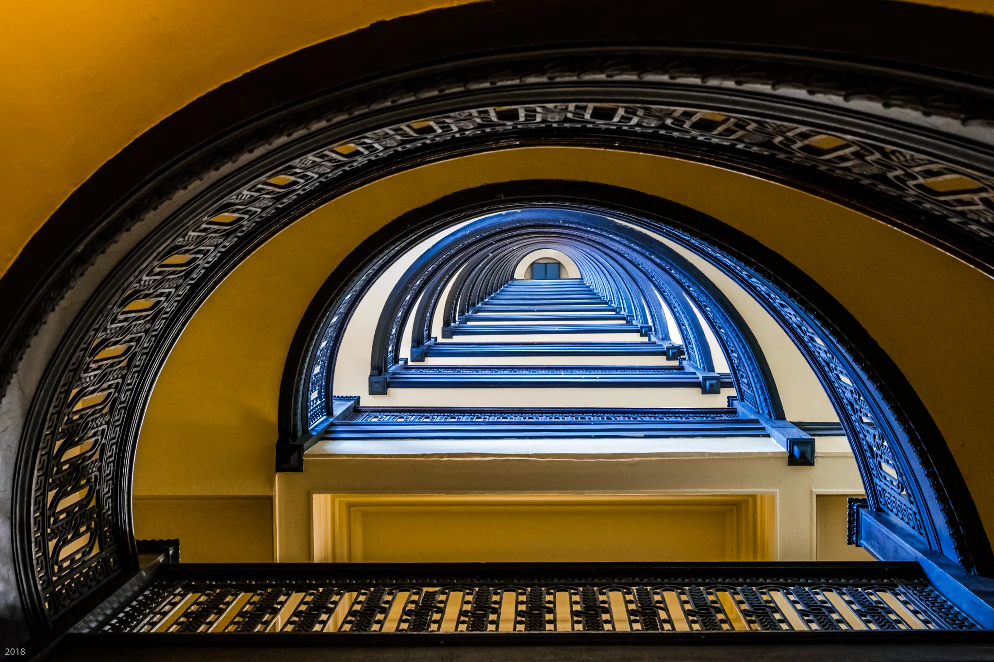 Staircases From Below Looking Up