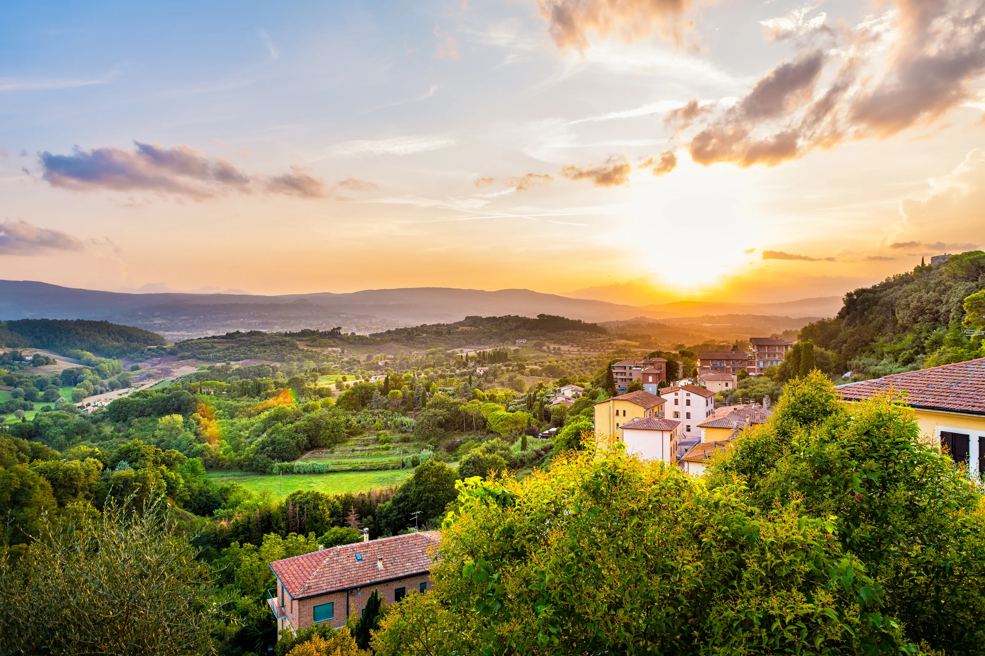 Rolling Hills Landscapes (in colour)