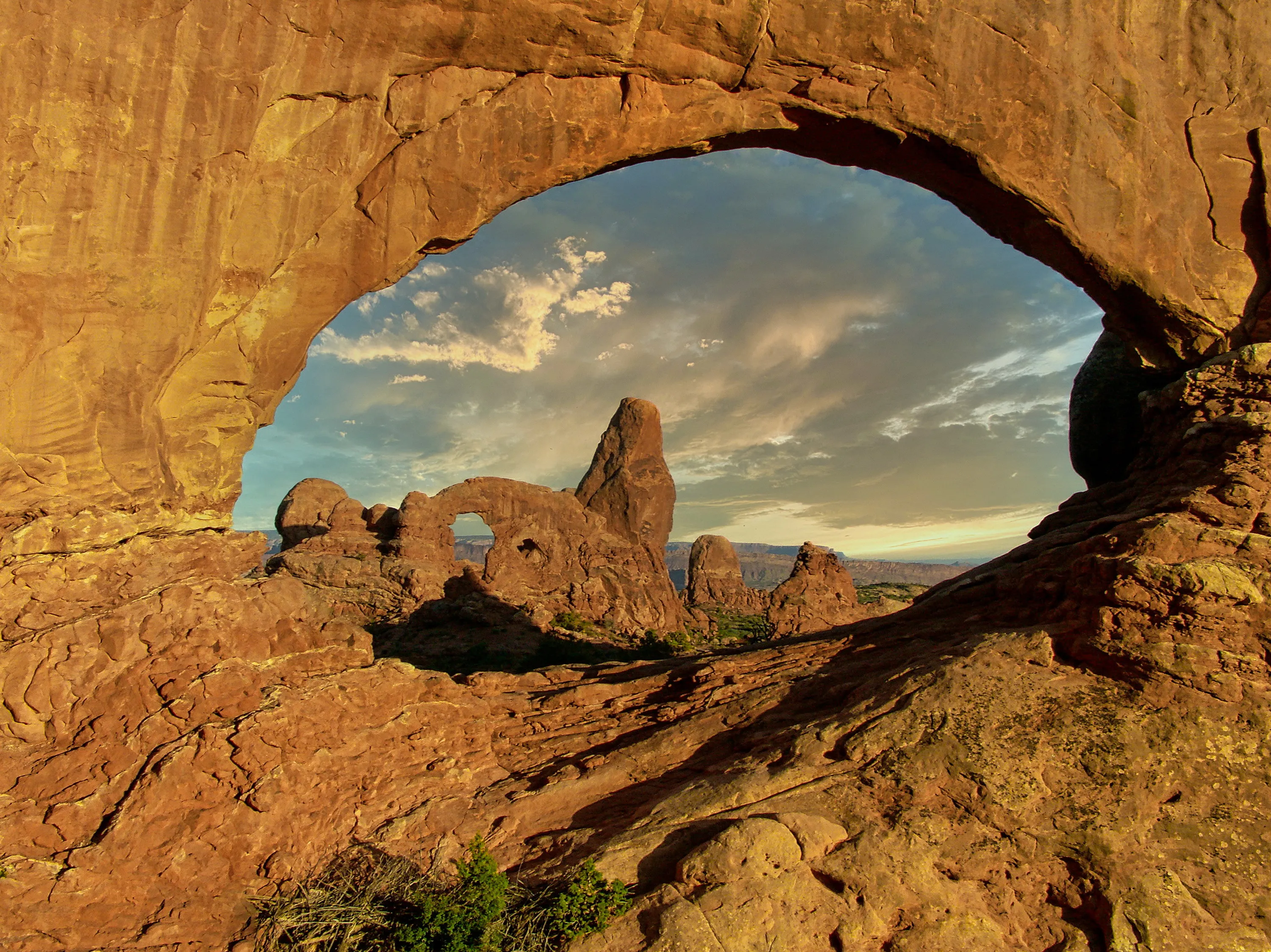 View Through An Unusual Shape