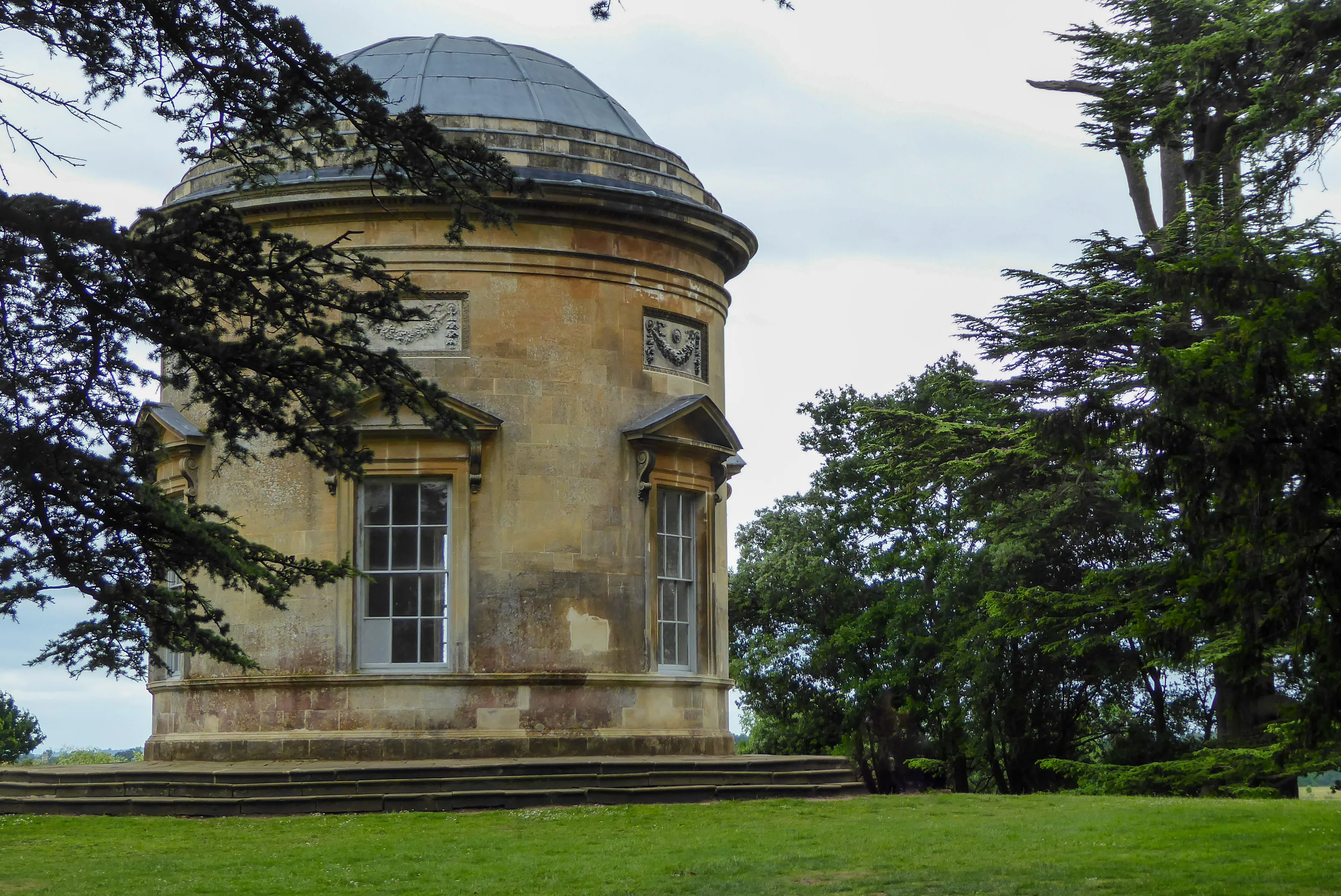 Exterior of Round Buildings