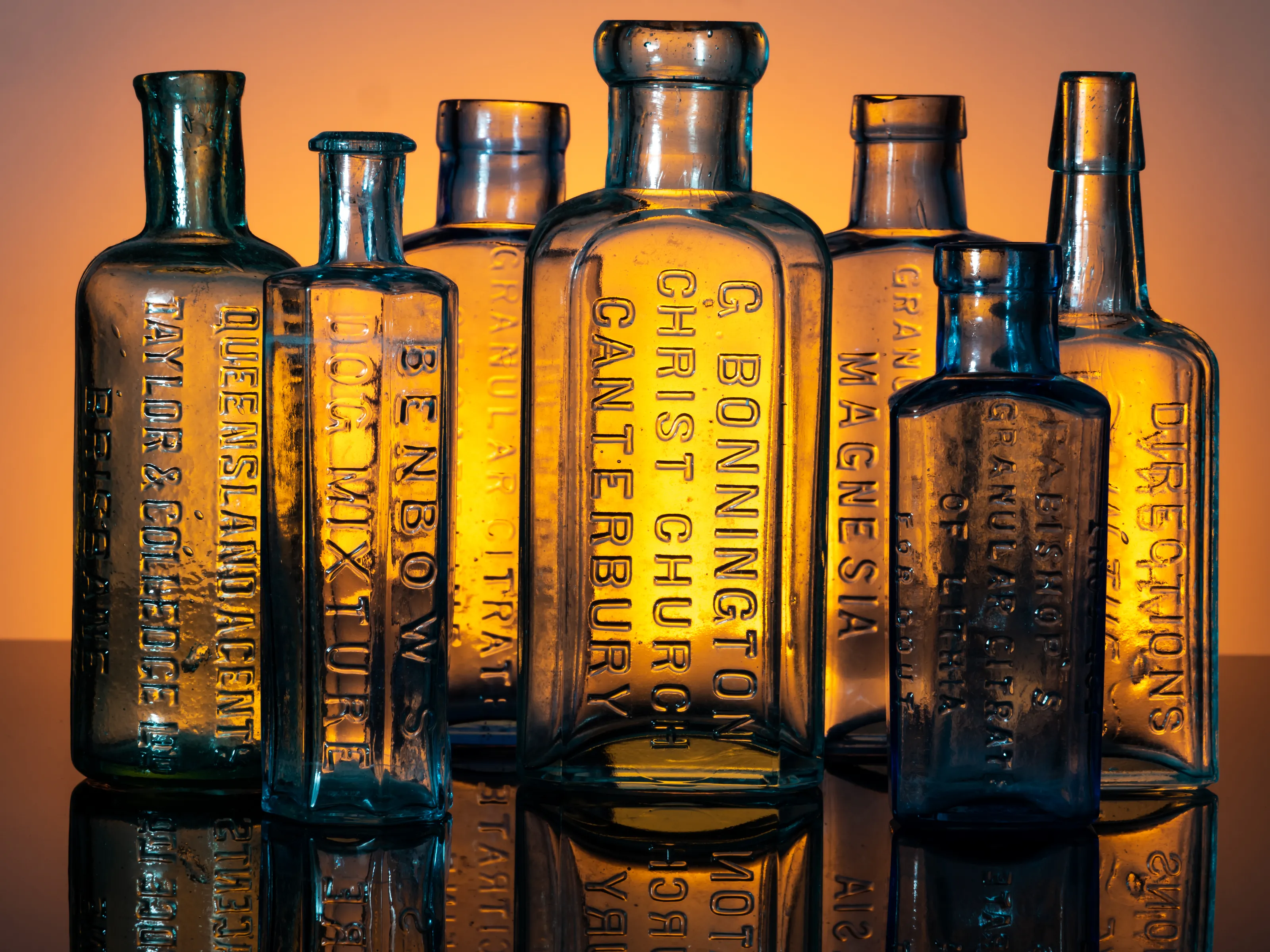 Words or Numbers on a Bottle