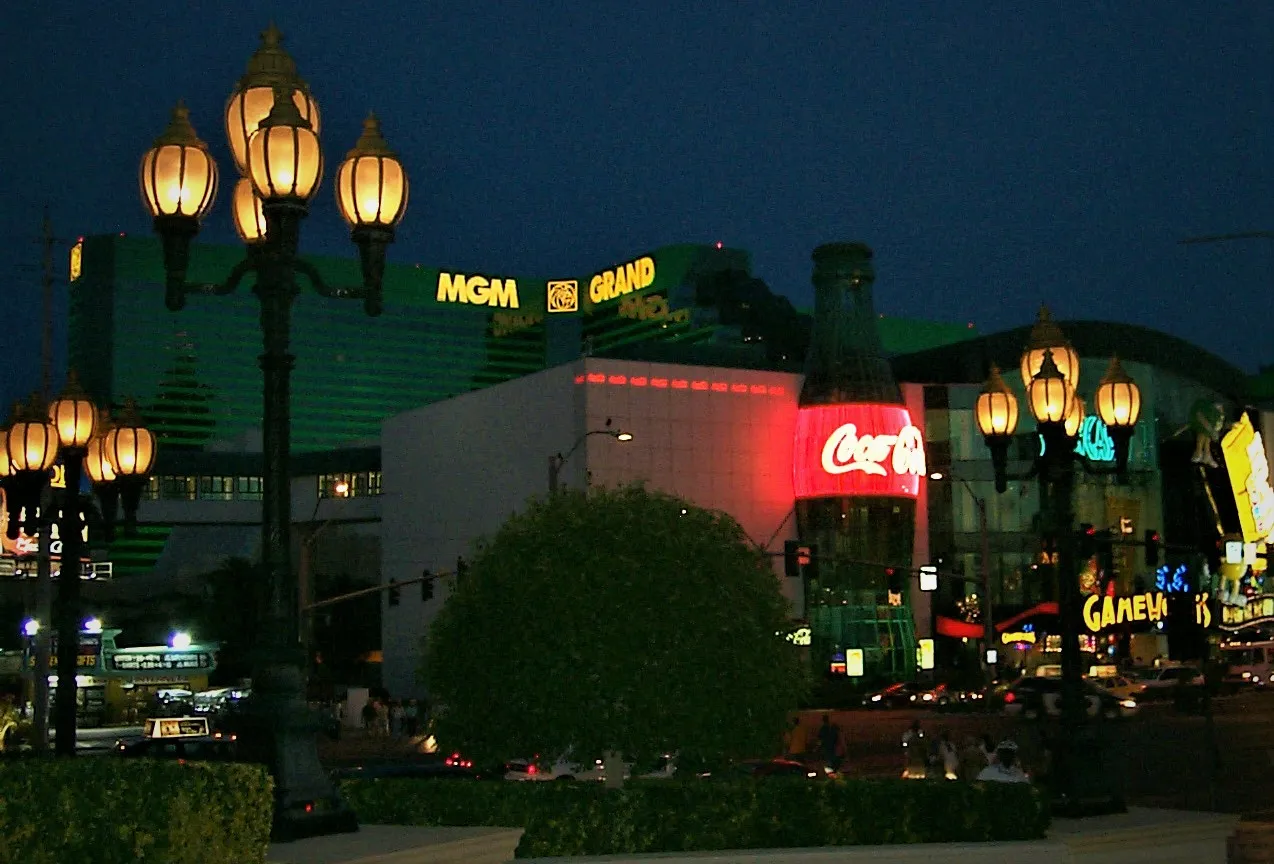 City Lights at Night Time (in colour)