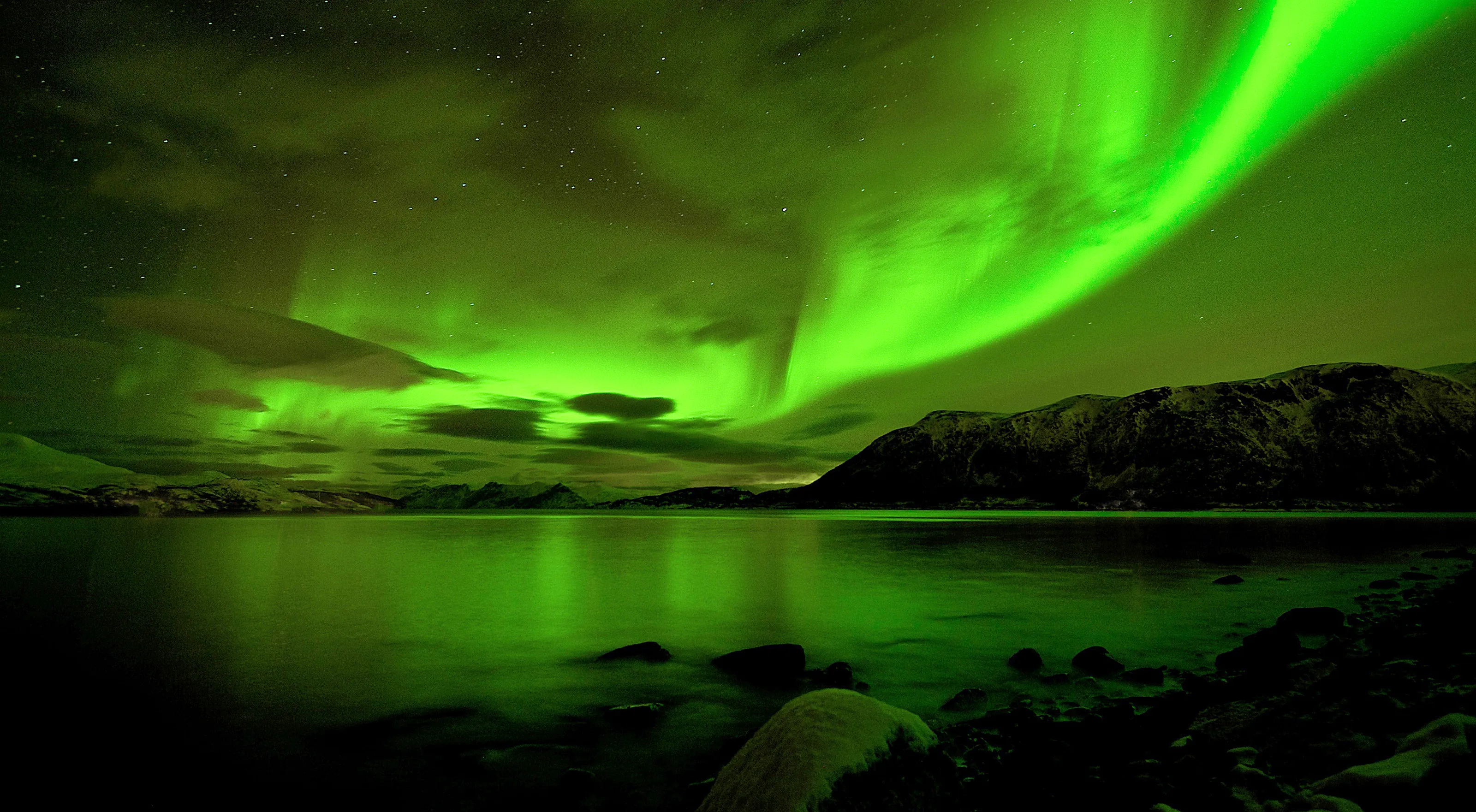The sky at night