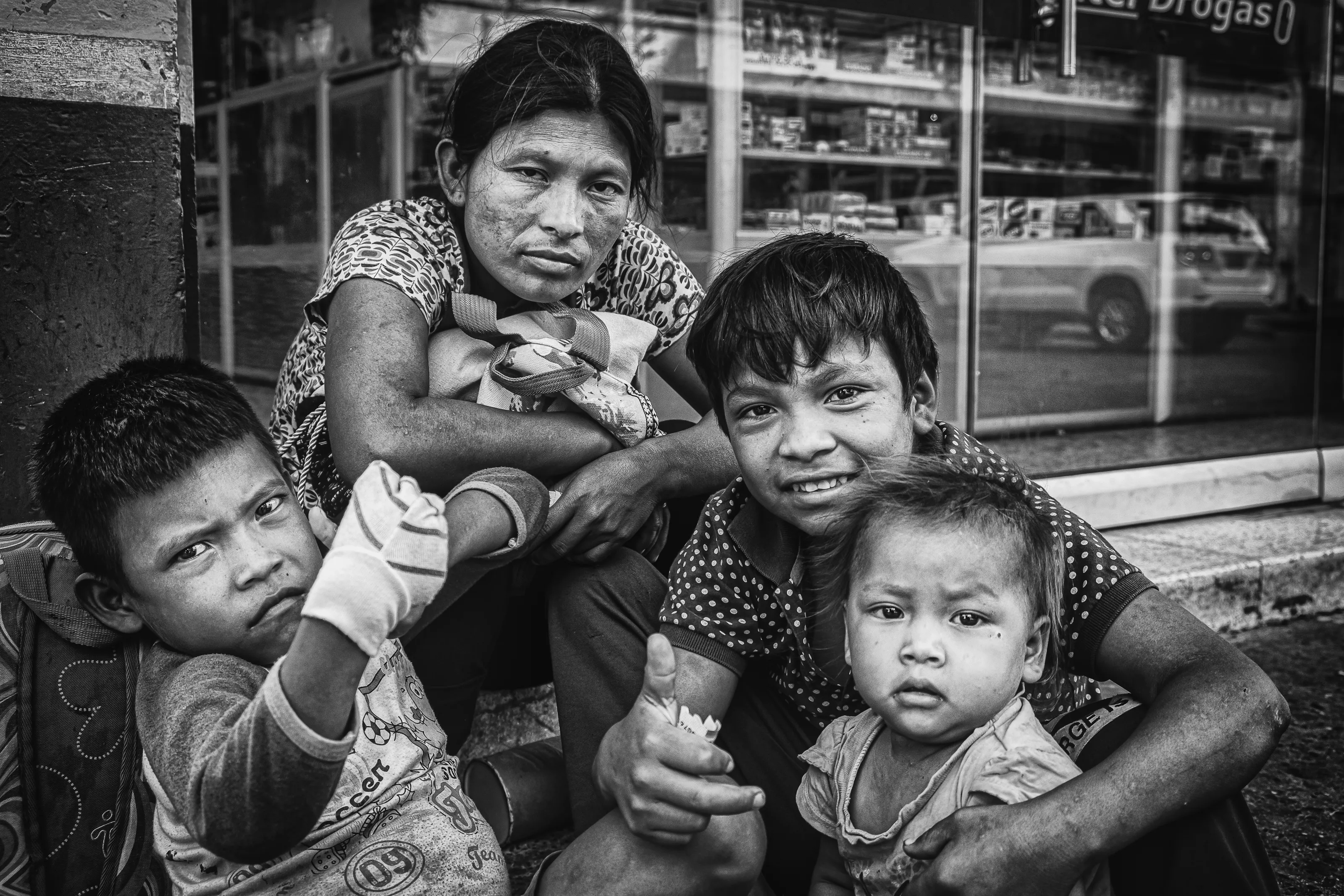 Street Life in Black and White