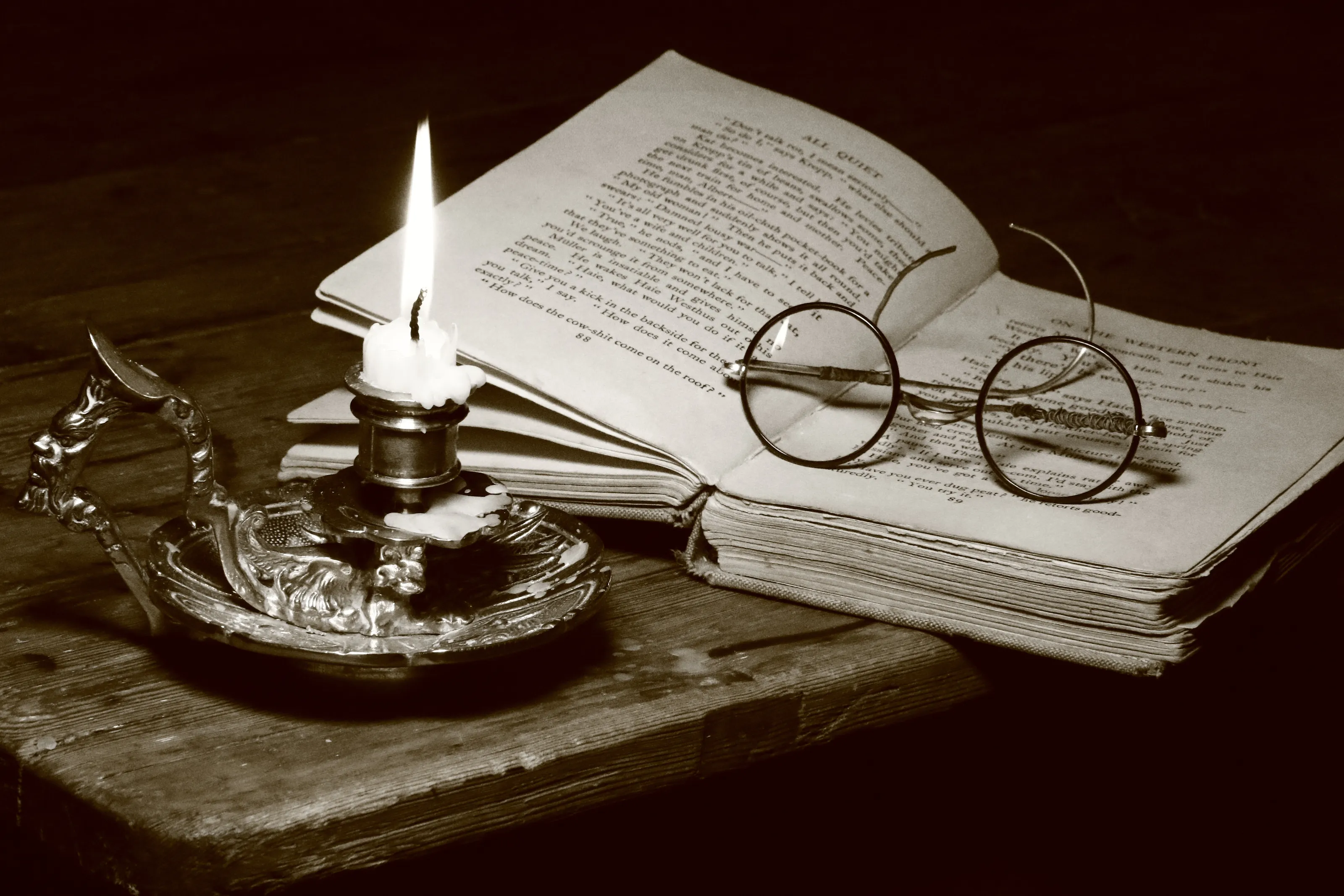 Indoor Sepia Still Life