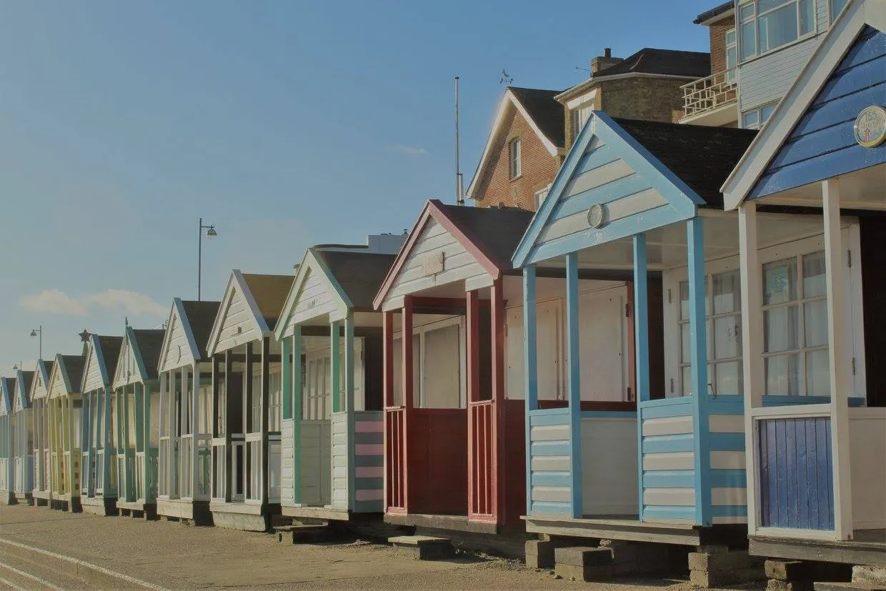 Beach Huts (In Colour)