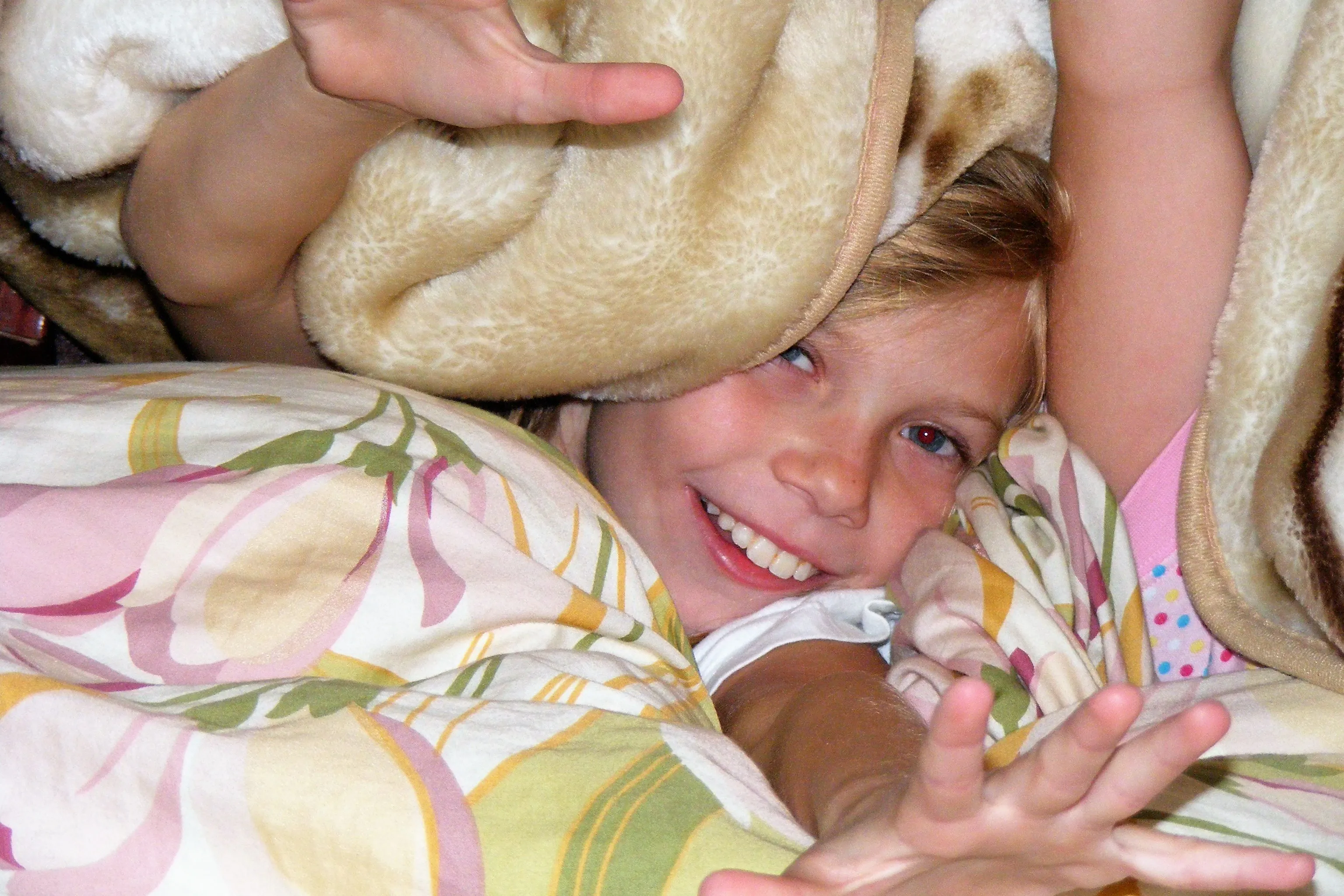 One Person With a Blanket (in colour)