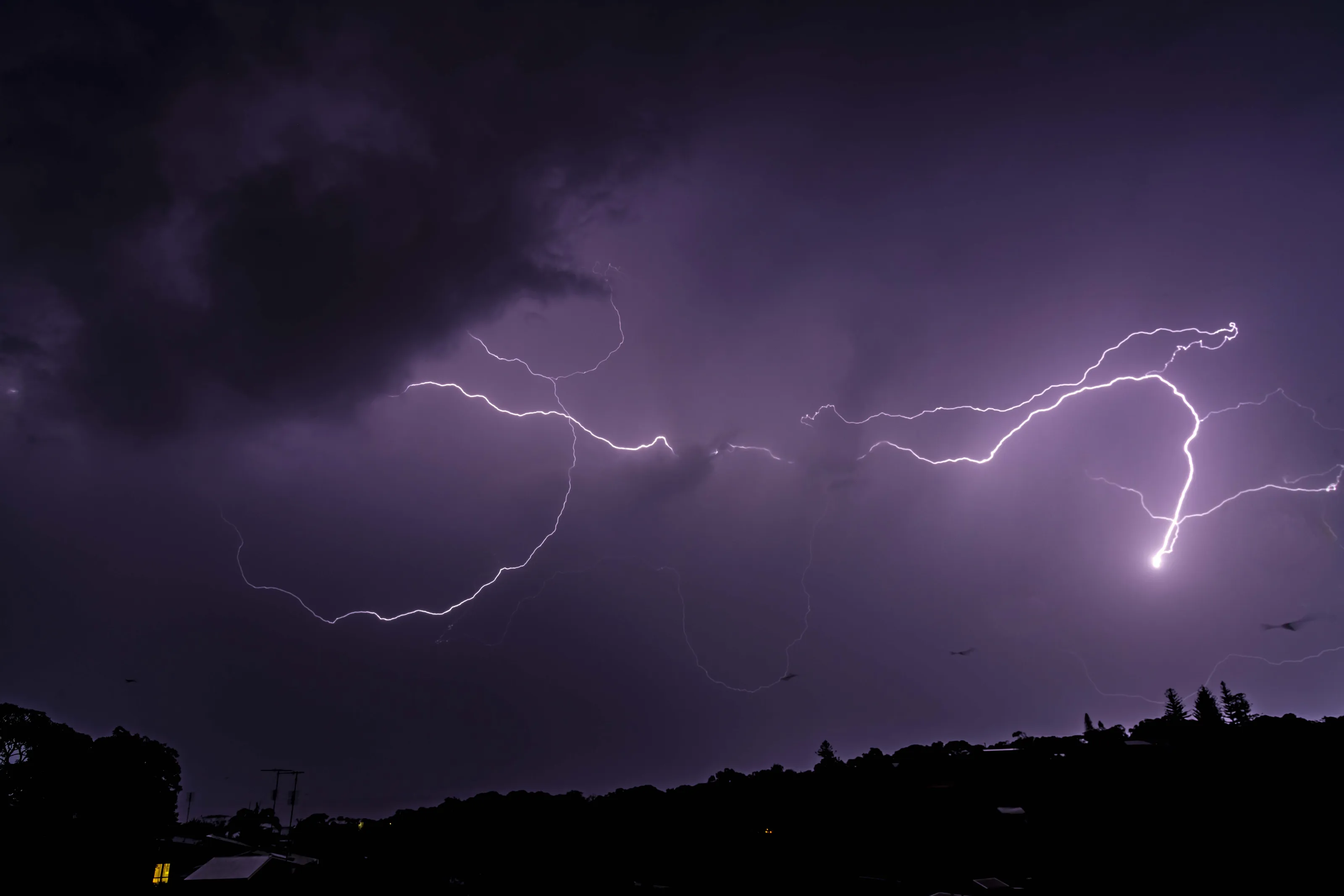 Lightning Bolts In Colour