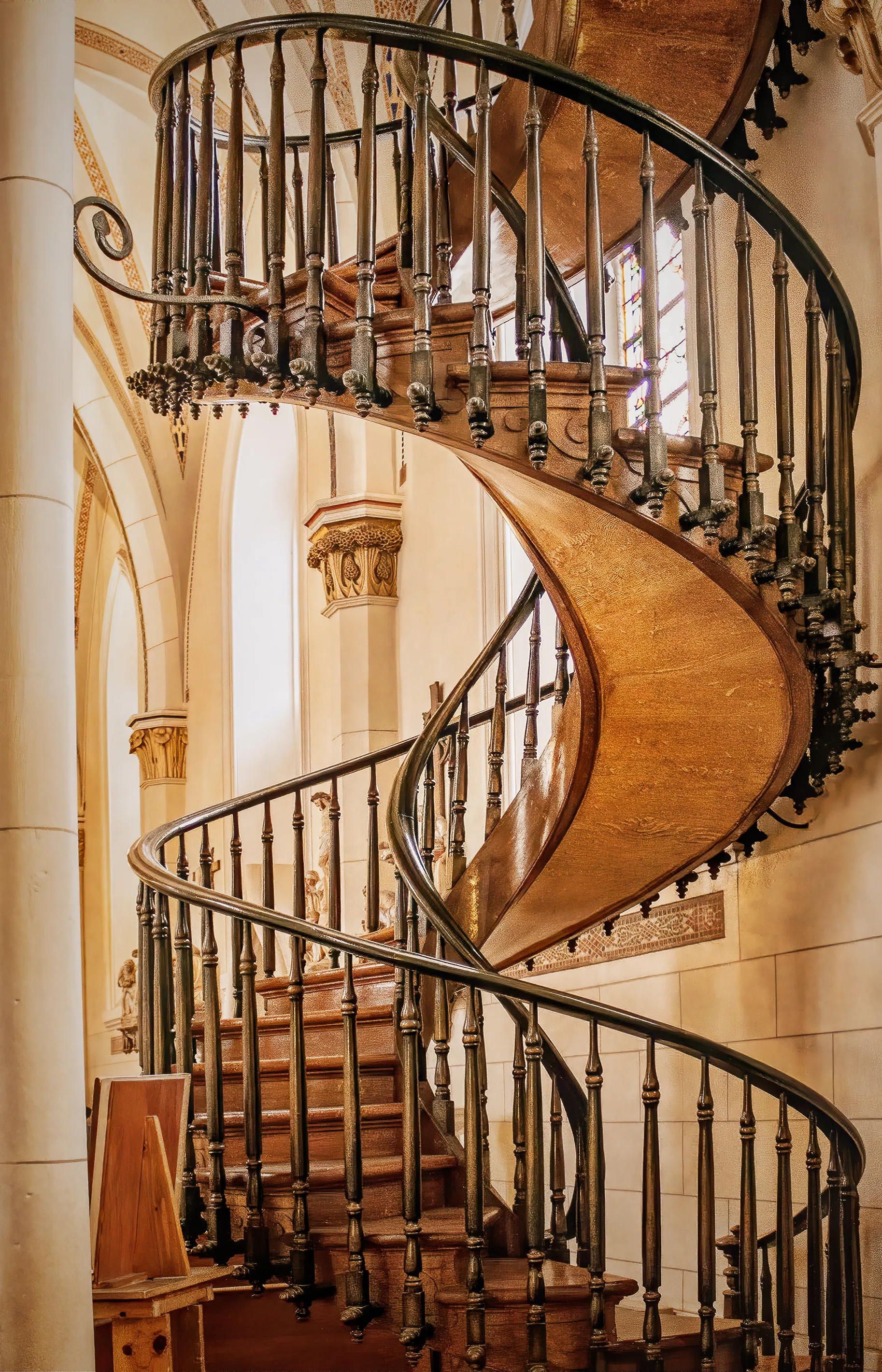 Wooden Staircases (no people)
