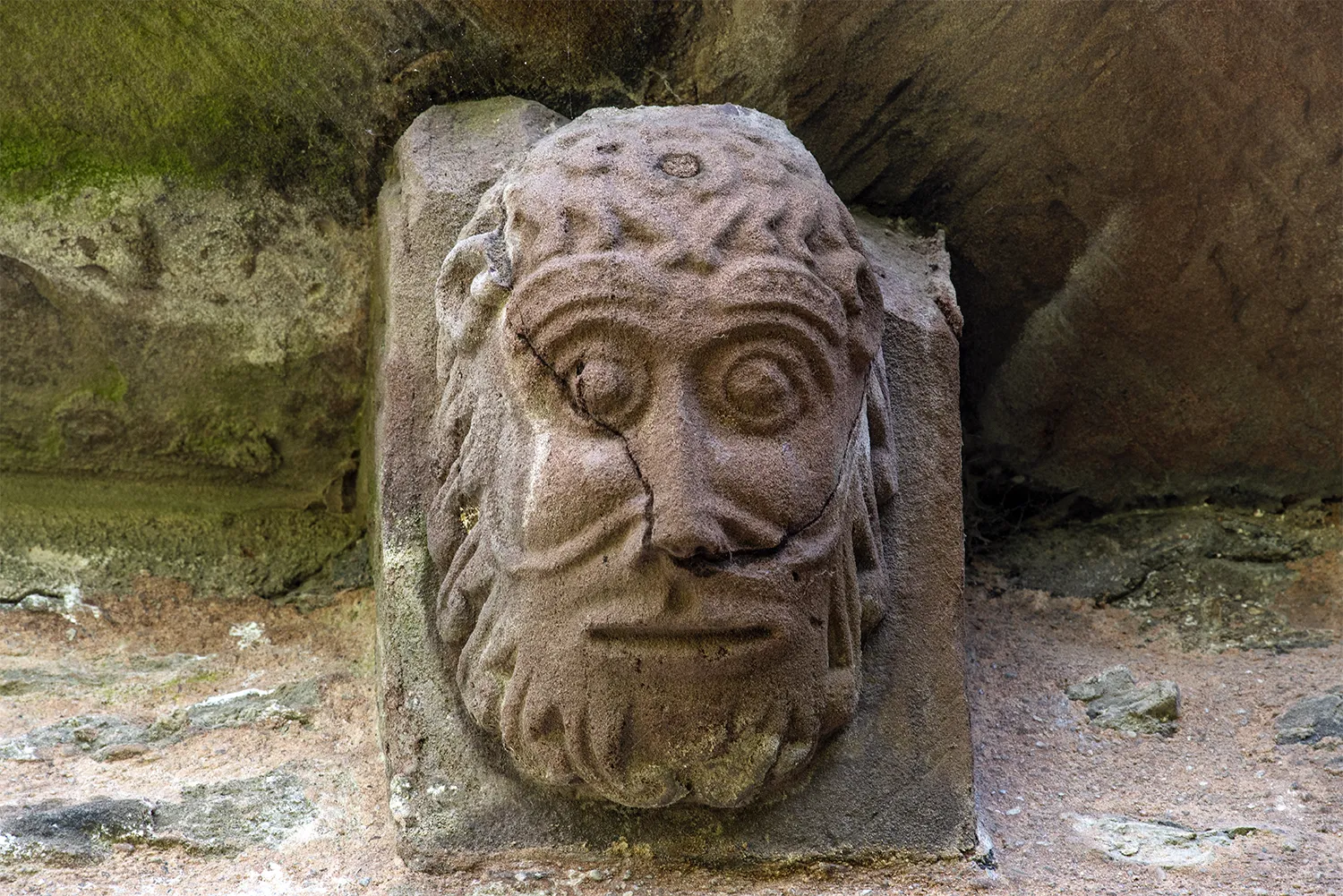 Human Stone Faces on Church Exteriors