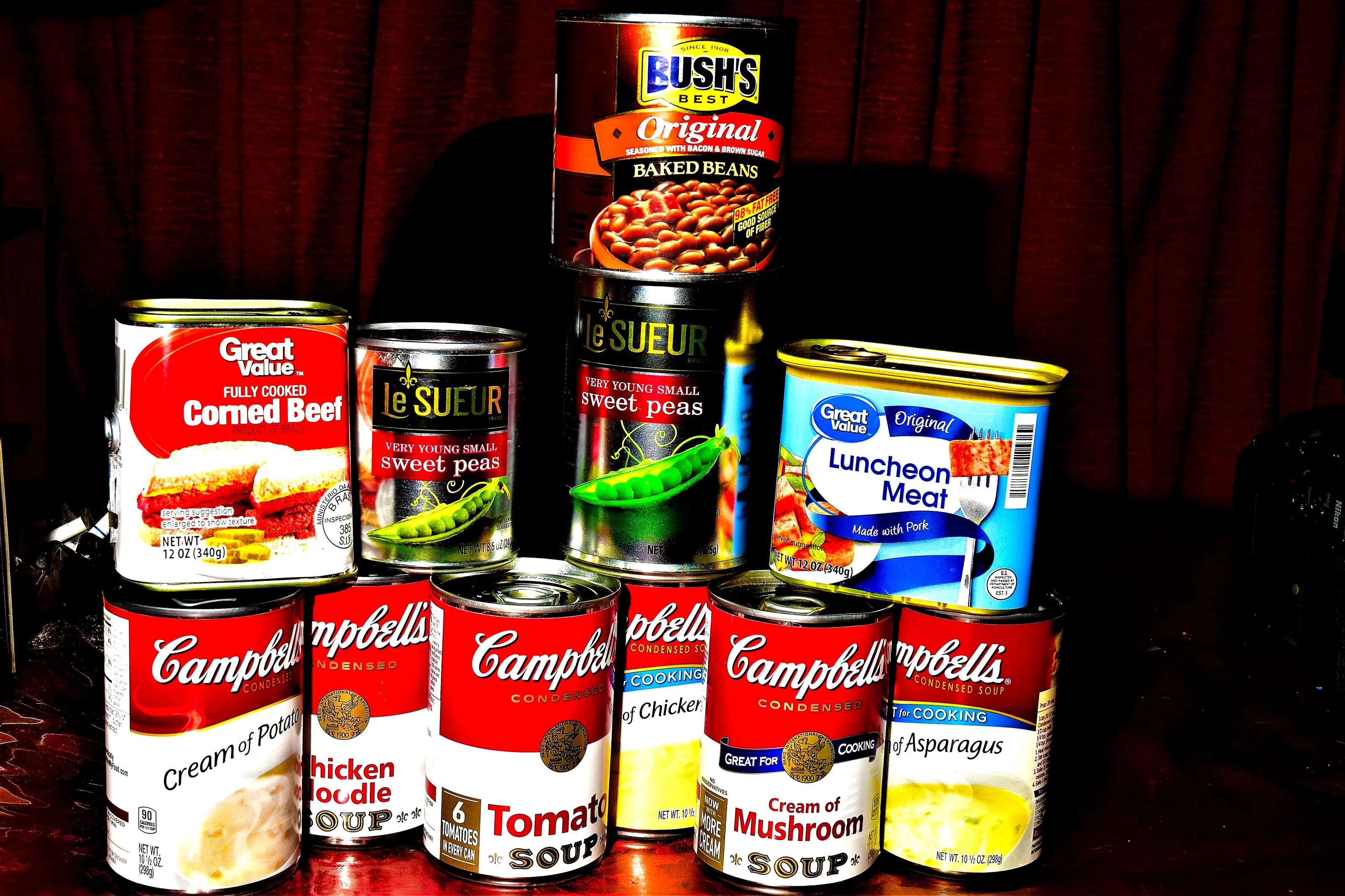 Cans of Food