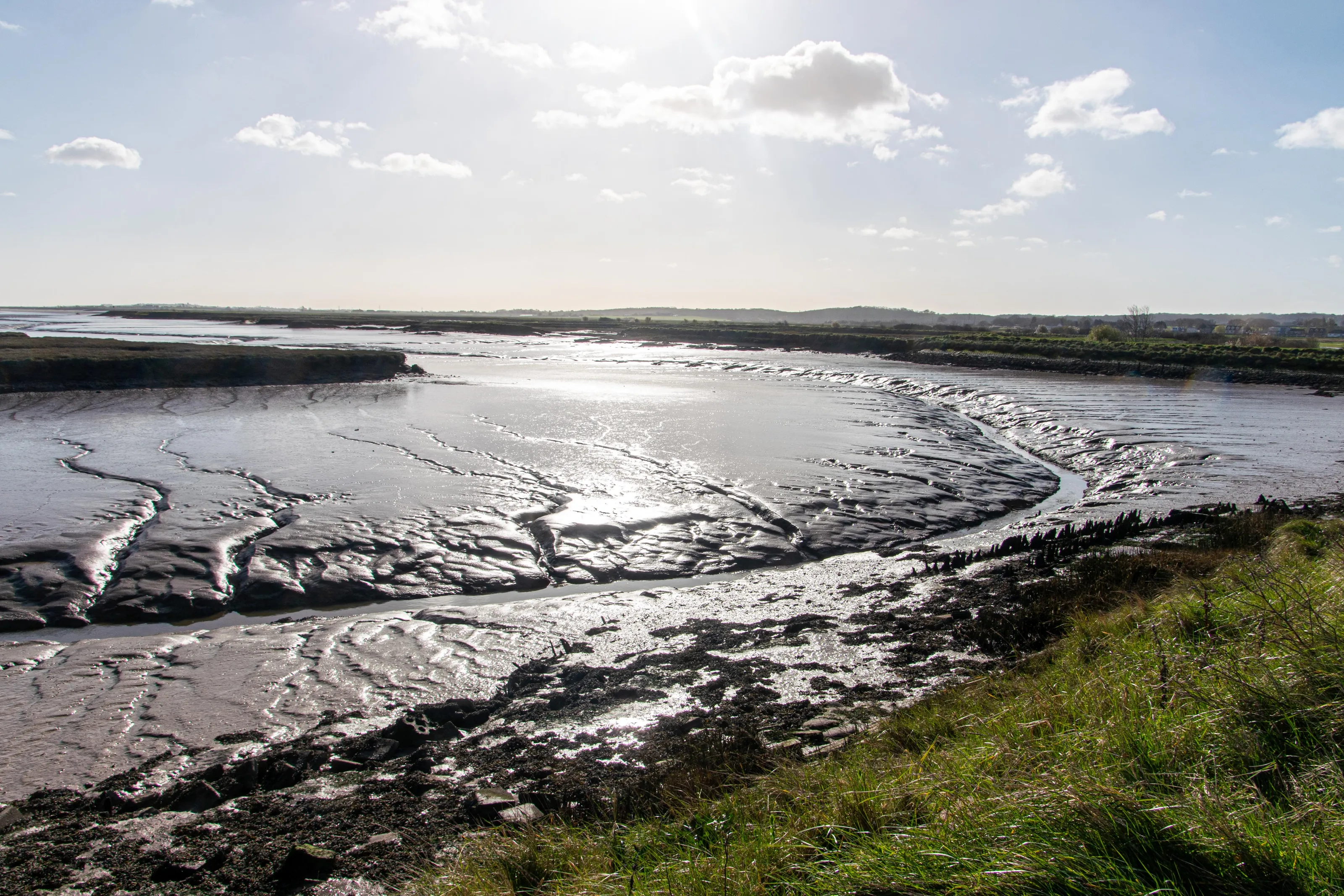 Tidal Rivers at Low Tide