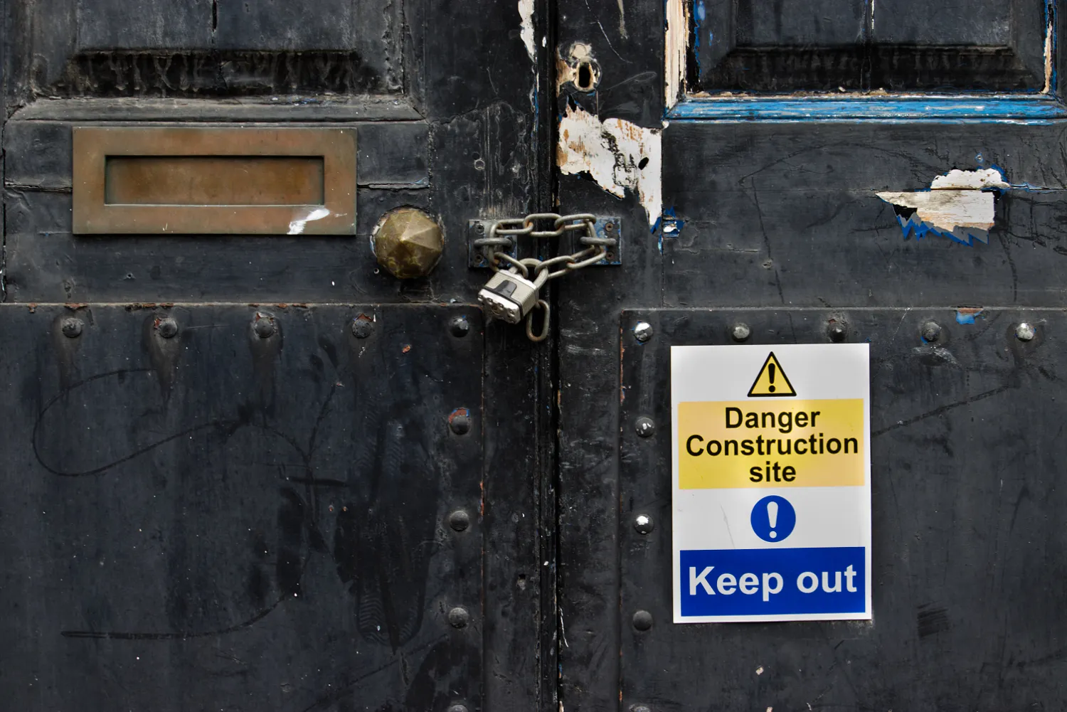 Doors With Signs On Them