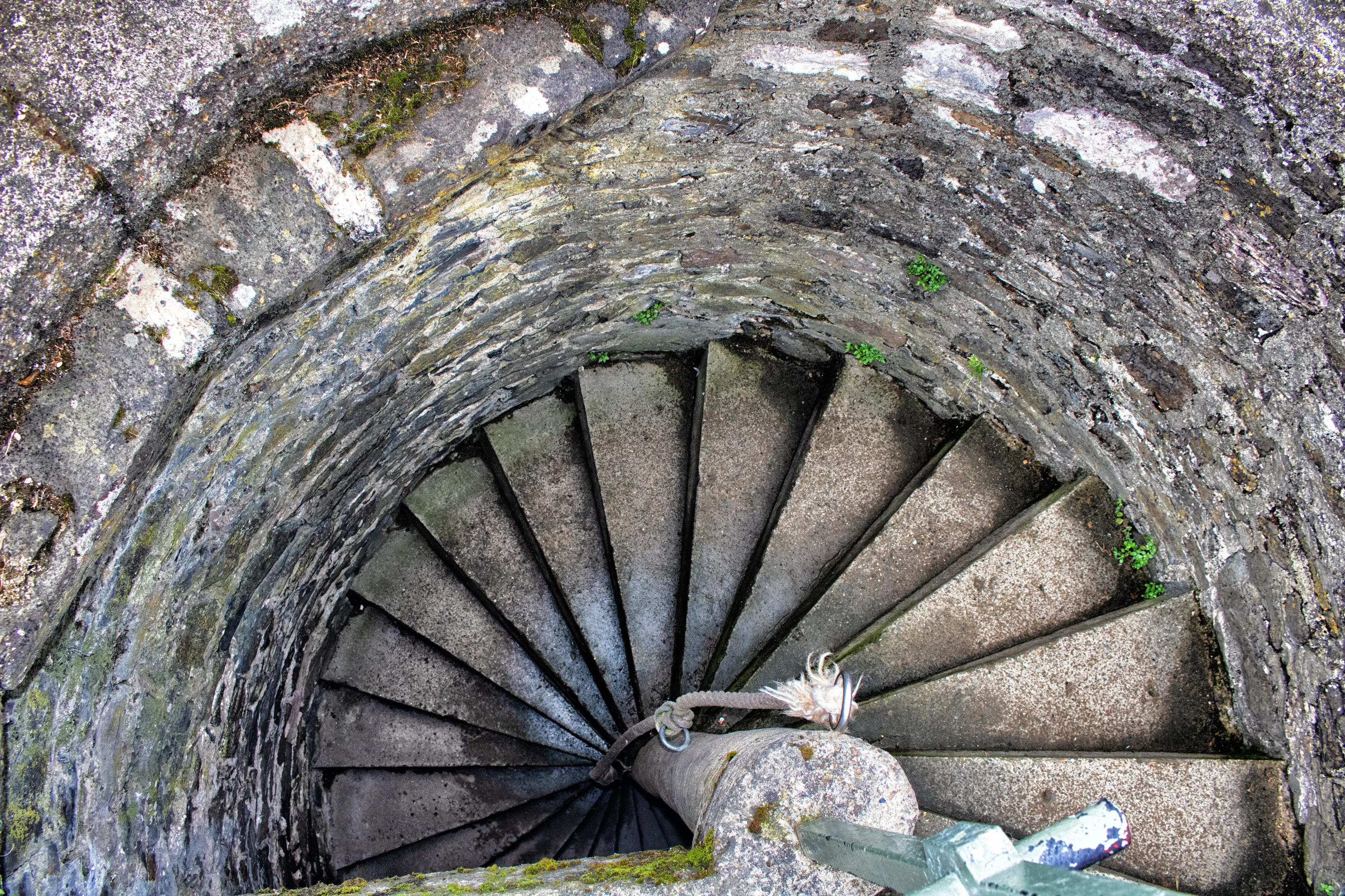 Stairs (no escalators)