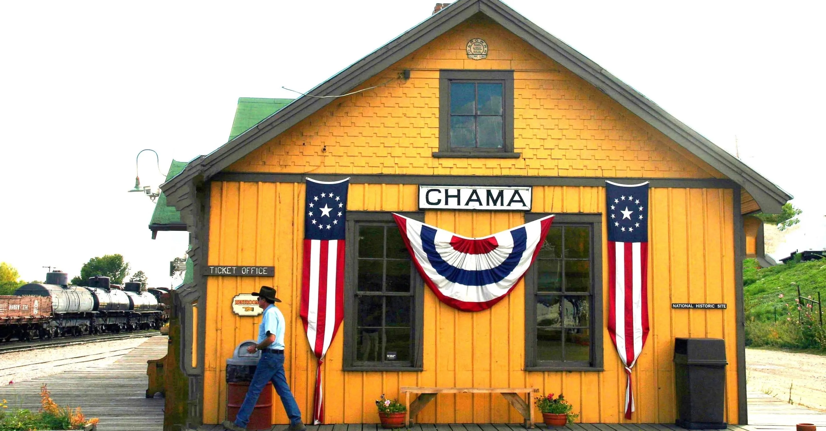 Vintage Railroad Station Exteriors