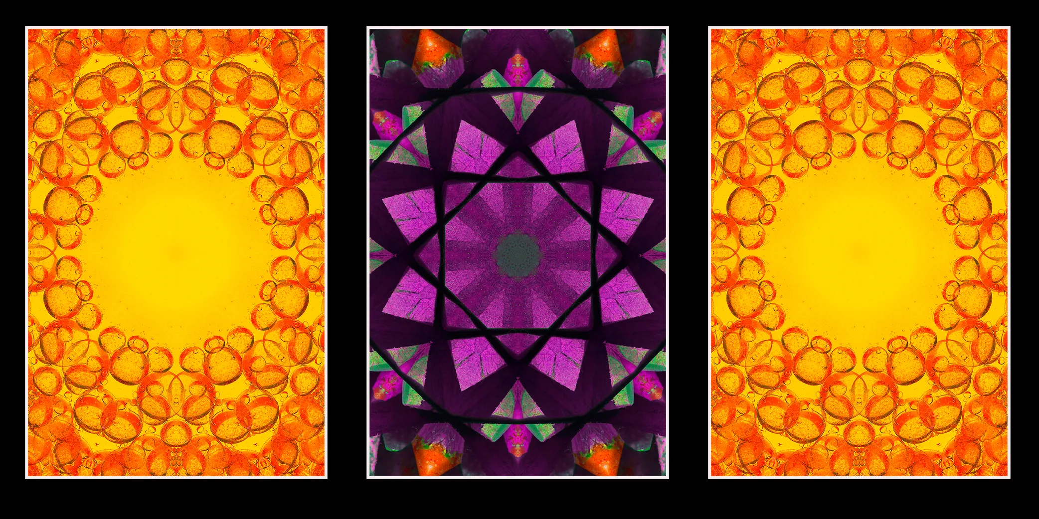 Abstract Triptych (in colour)