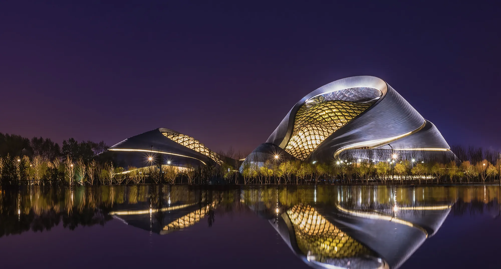 Architecture at night