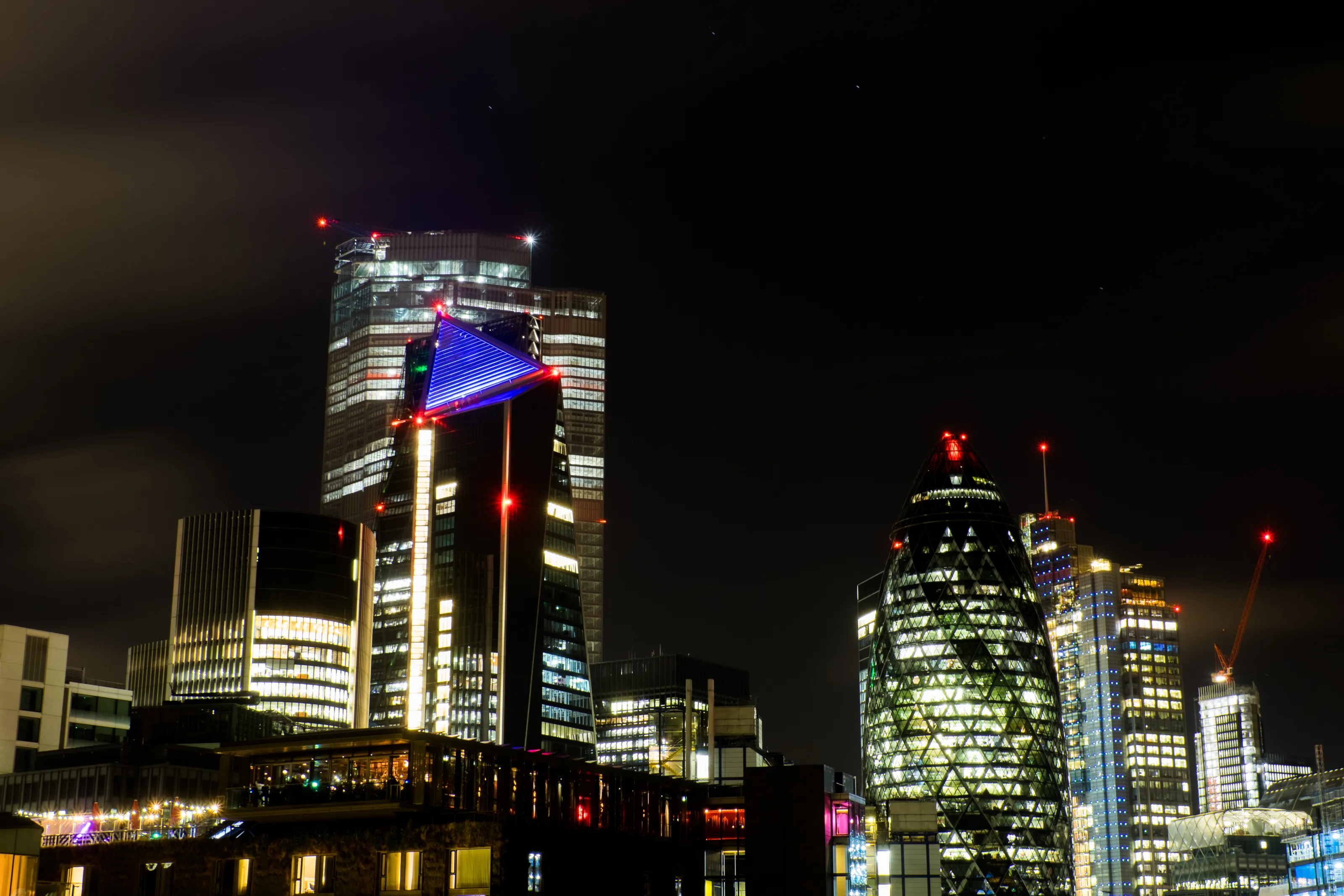 Towns and Cities by Night (in colour)