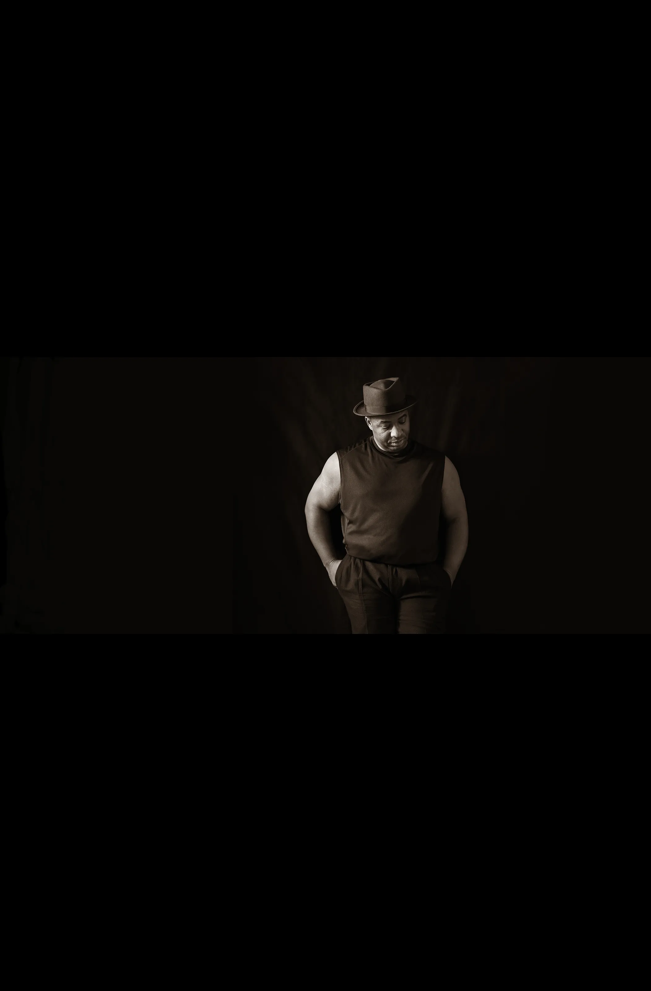 Solitary Man (in black and white or sepia)