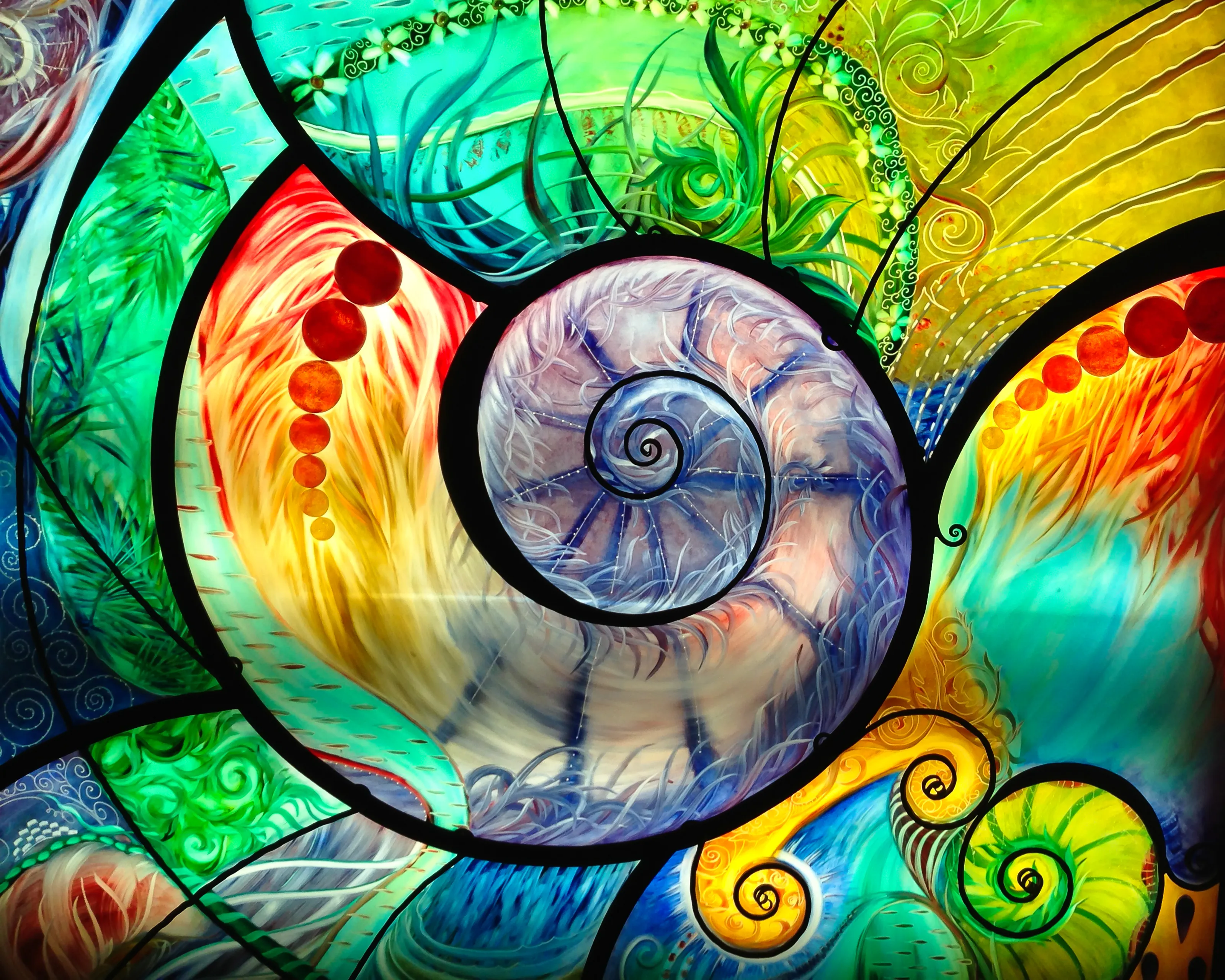 Stained Glass Windows (in colour)