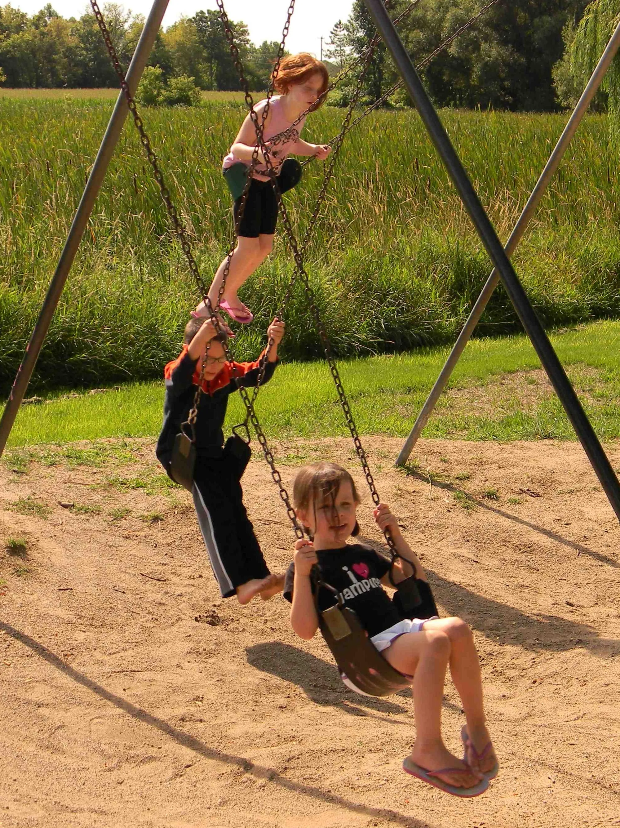 Children Playing in a Playground