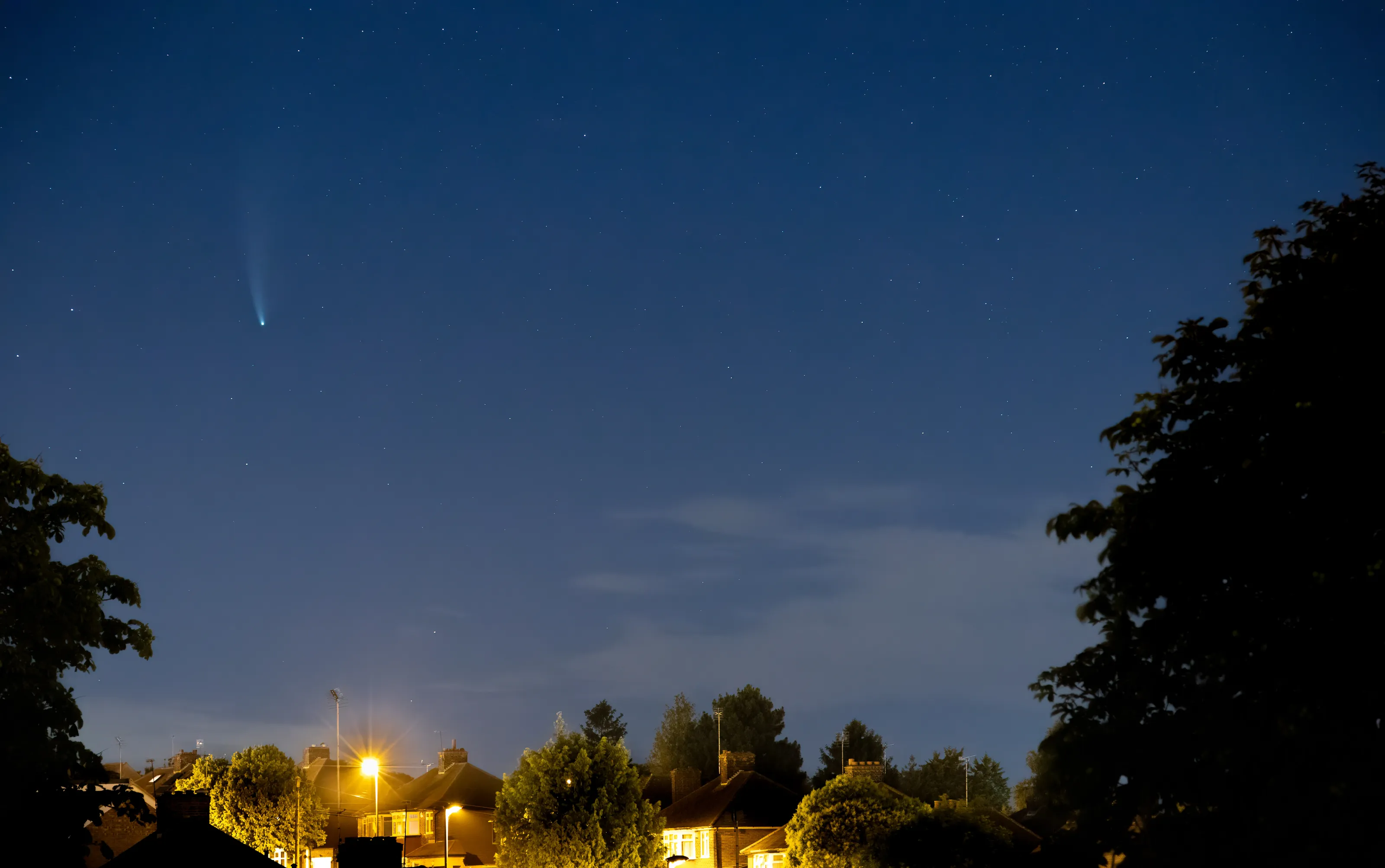 Outdoors After Dark (in colour)