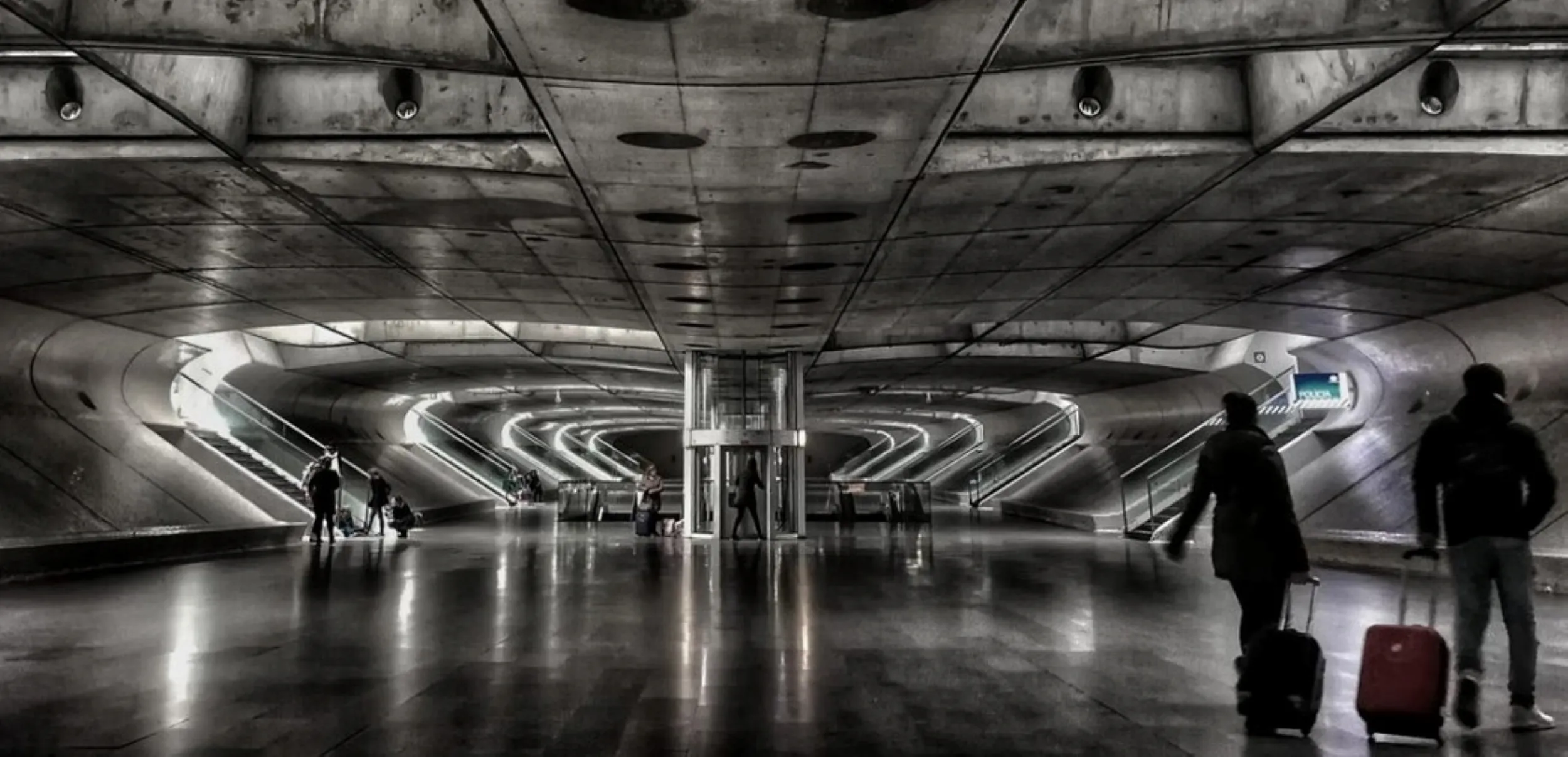 People Walking Underground