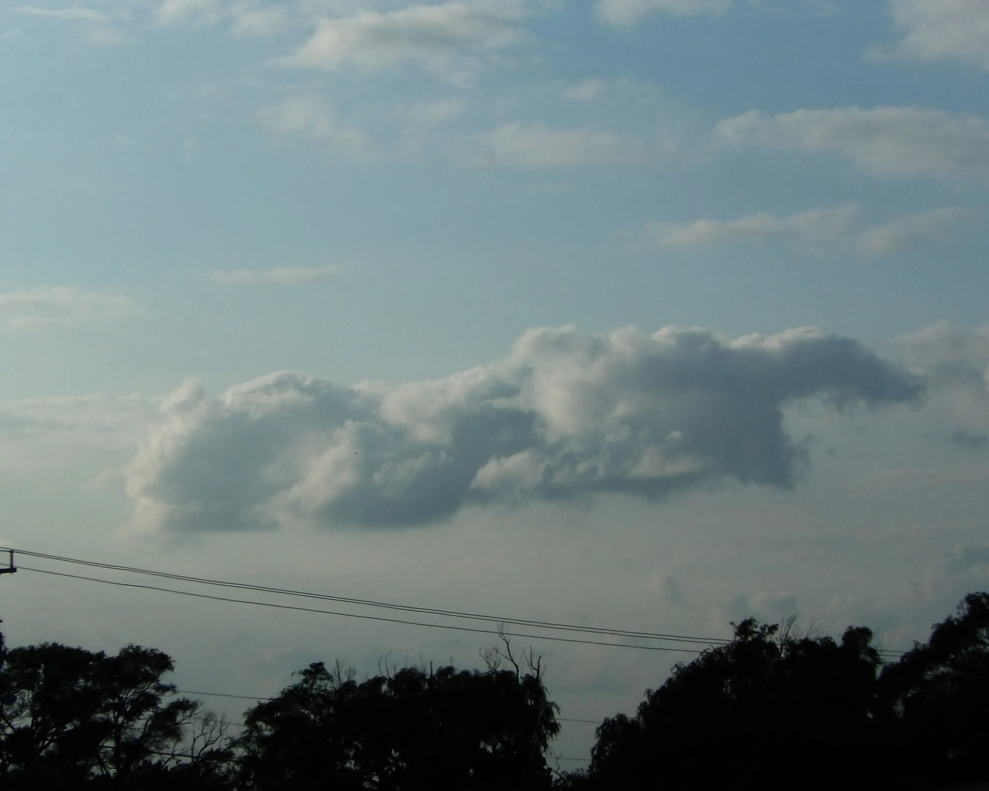 Shapes of Clouds in Colour (no sunrise or sunset)