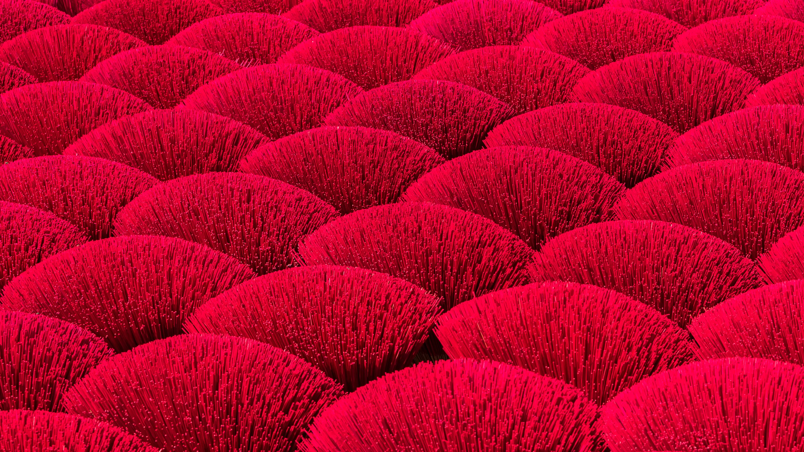 The colour red