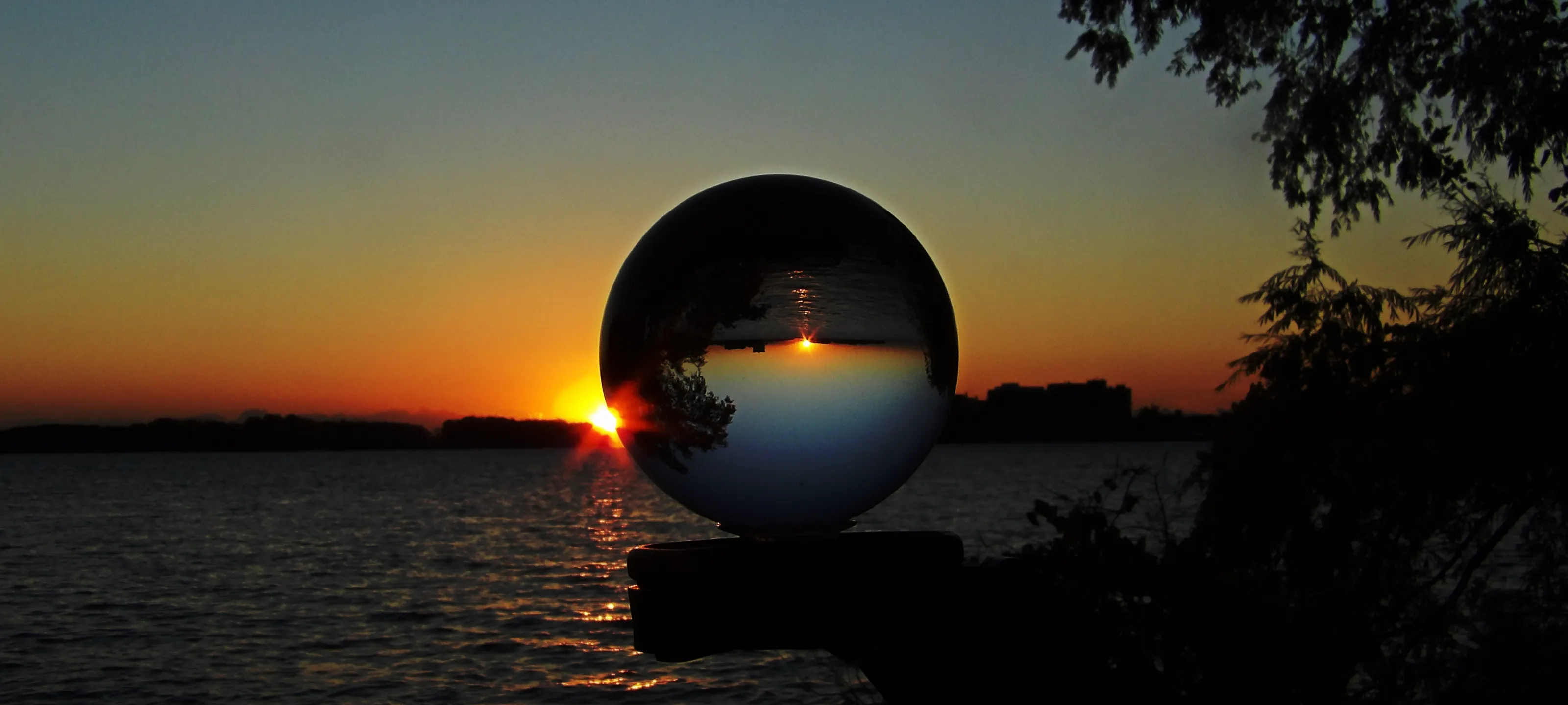 Through a Lens Ball