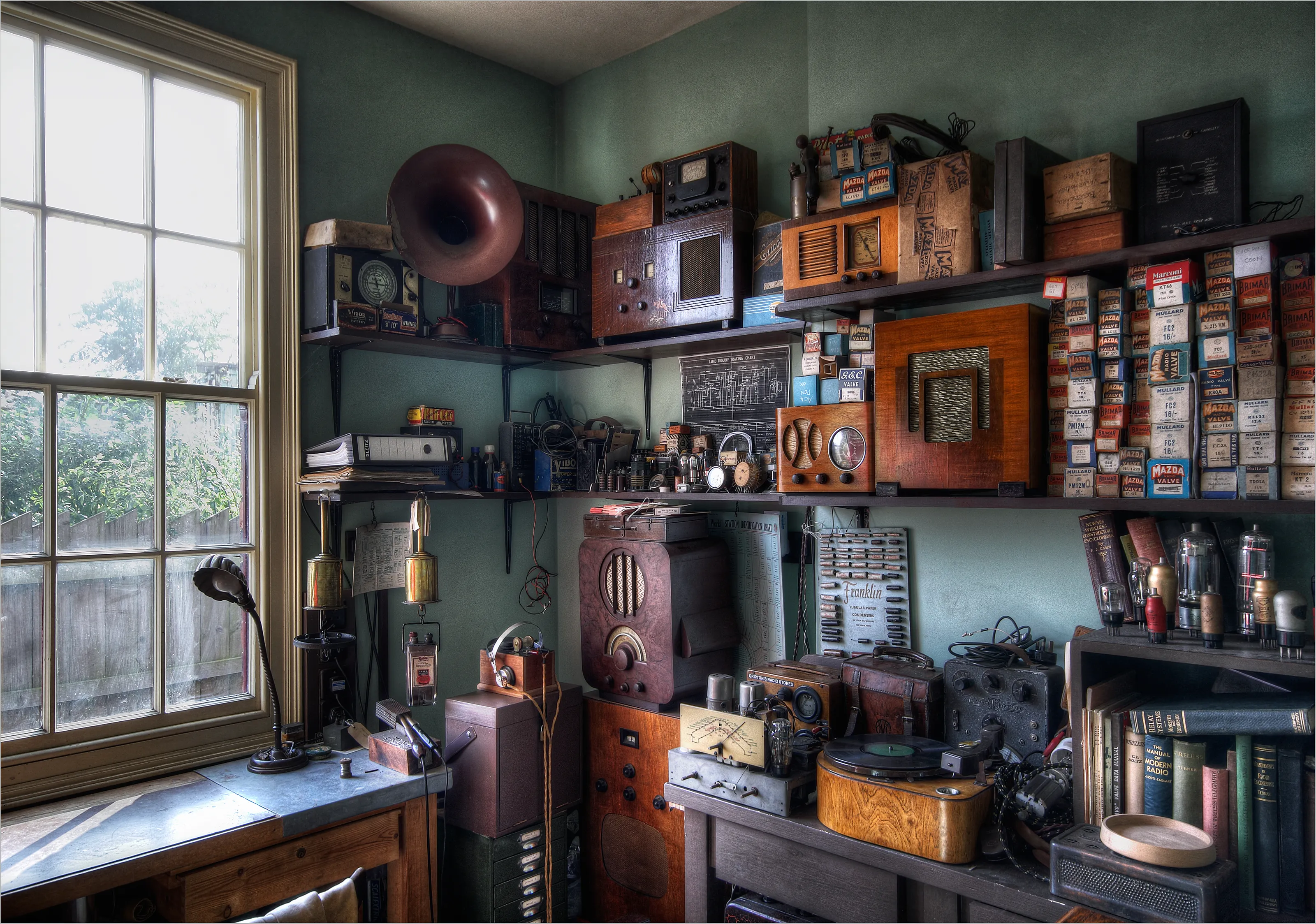 Objects on a Shelf (no people)