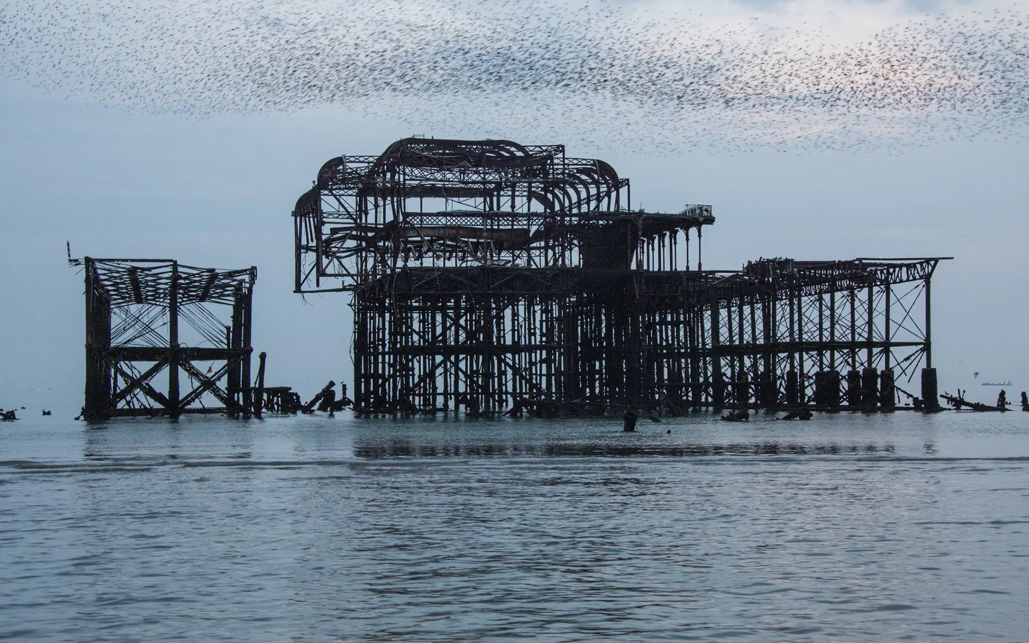 Remains of an Old English Pier