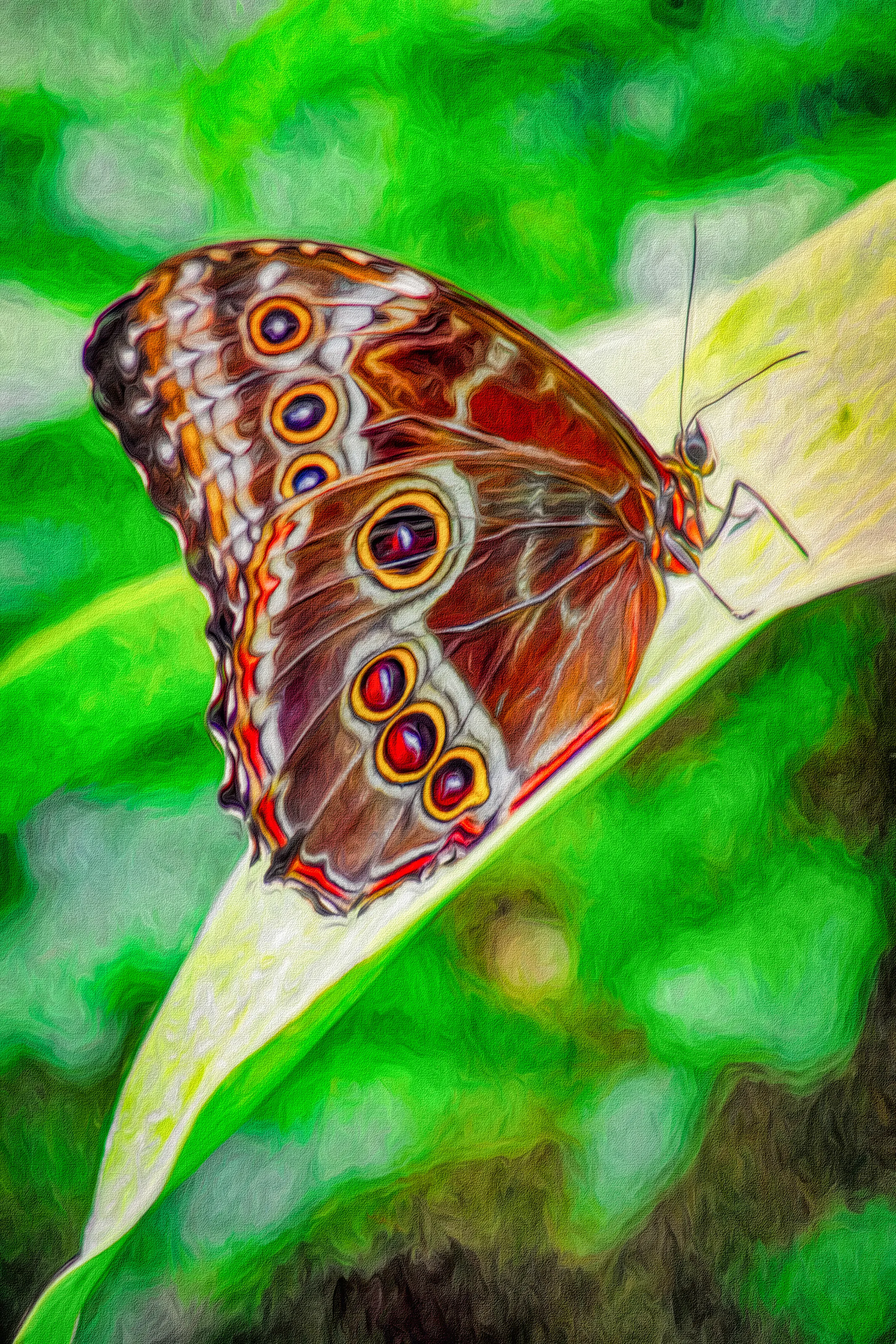 Insects with a Painterly Effect